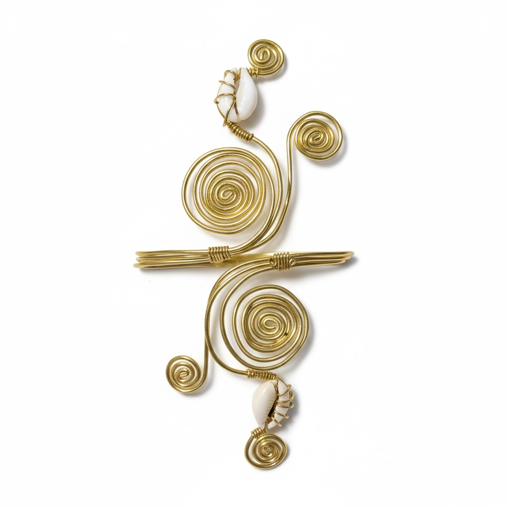 Royal Steps Cowrie Arm Cuff