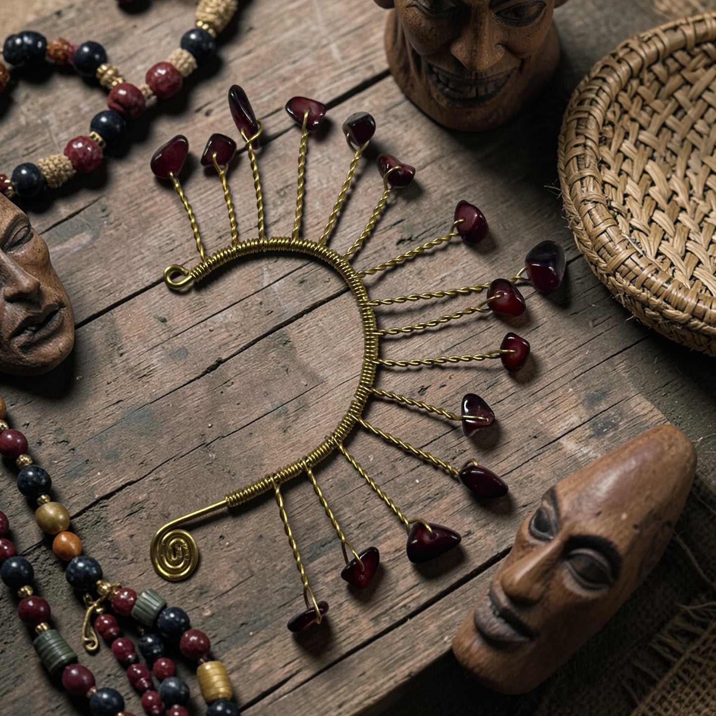 AdornHer “Crimson Ancestry” Ear Cuff