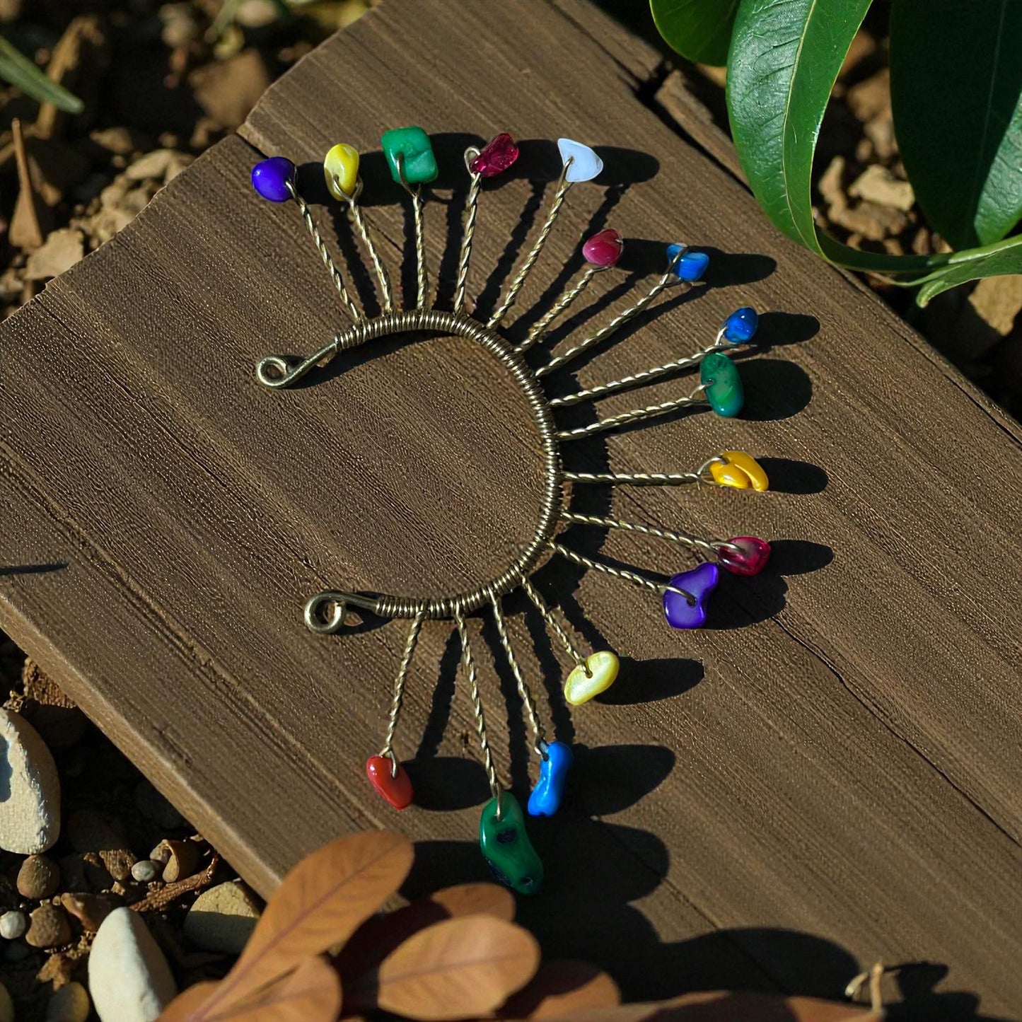 Rainbow Harmony Ear Cuff – Left Ear