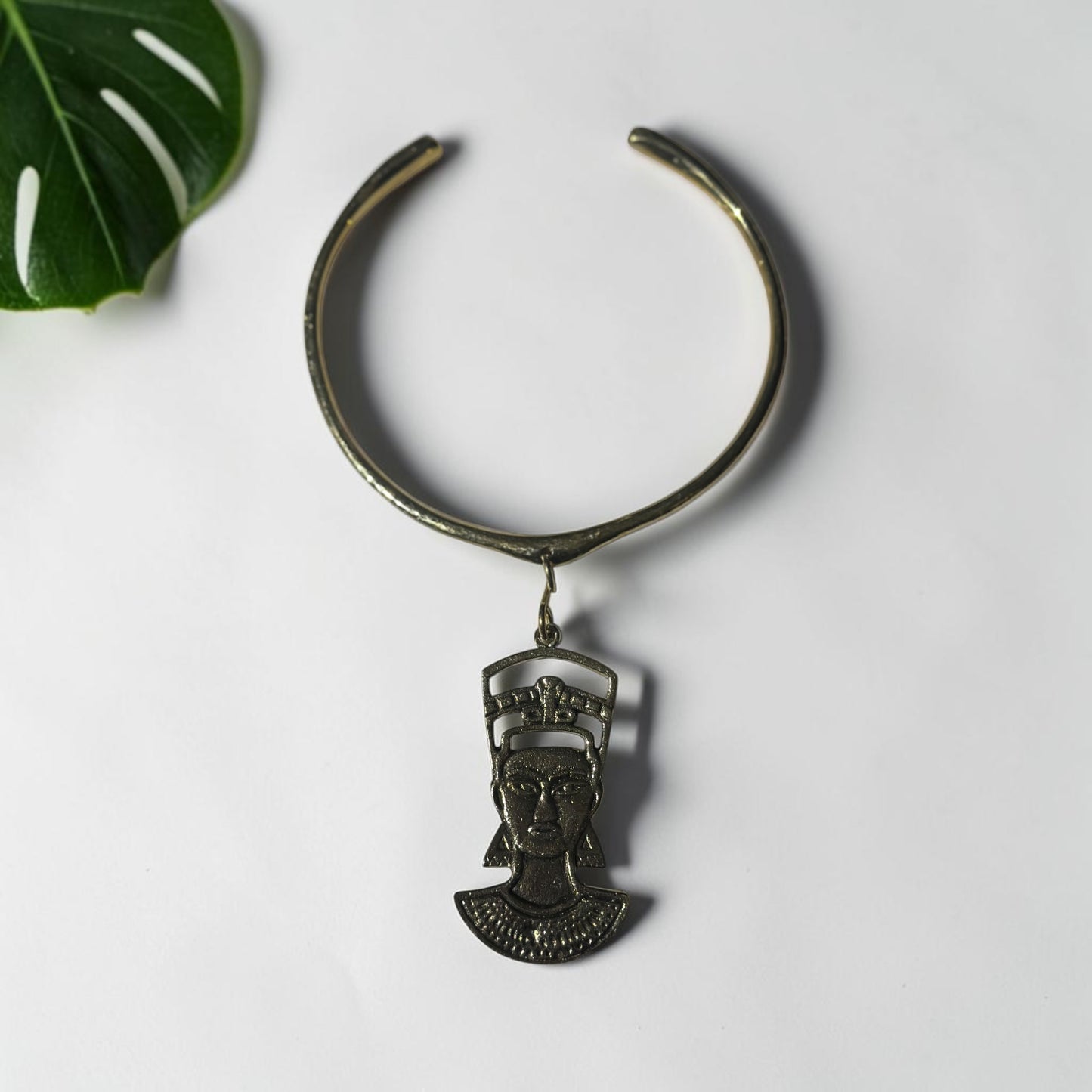 Nefertiti Majesty Brass Necklace