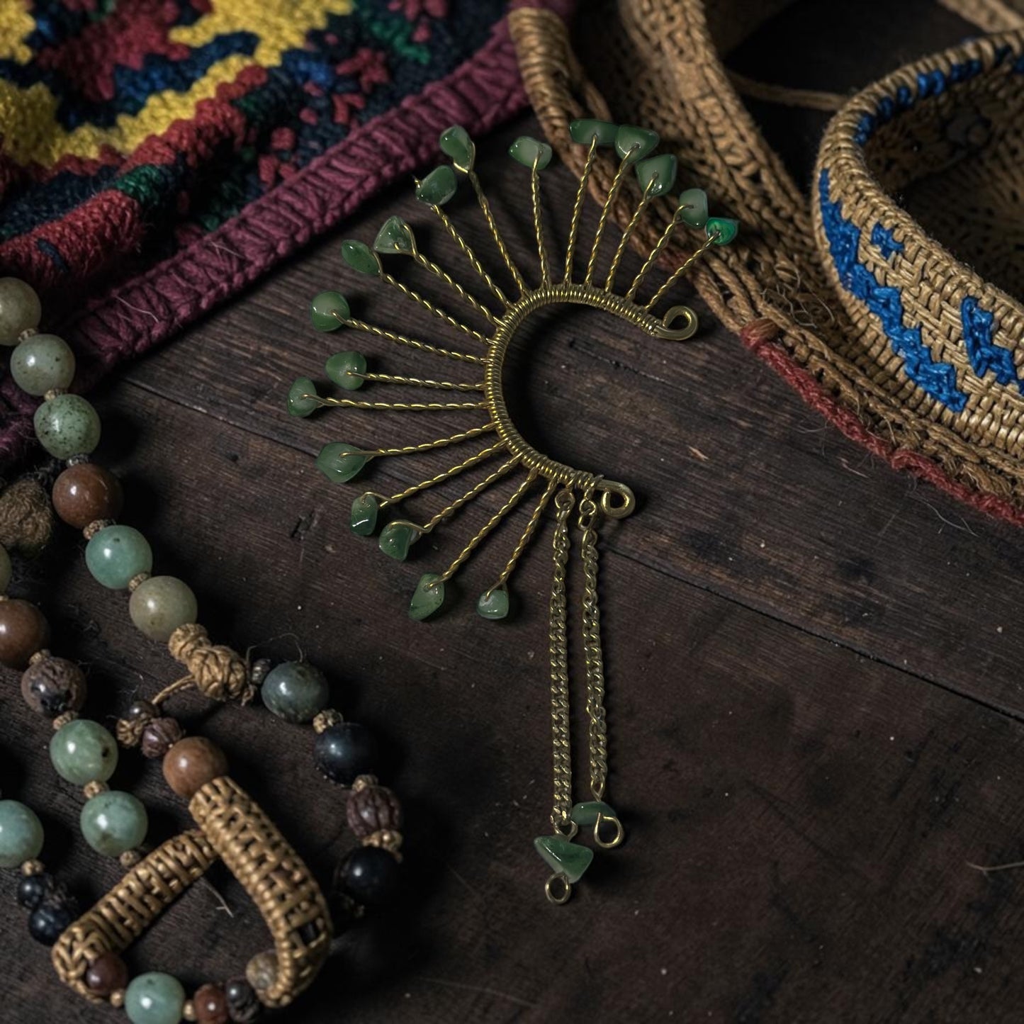 AdornHer “Jade Dynasty” Ear Cuff