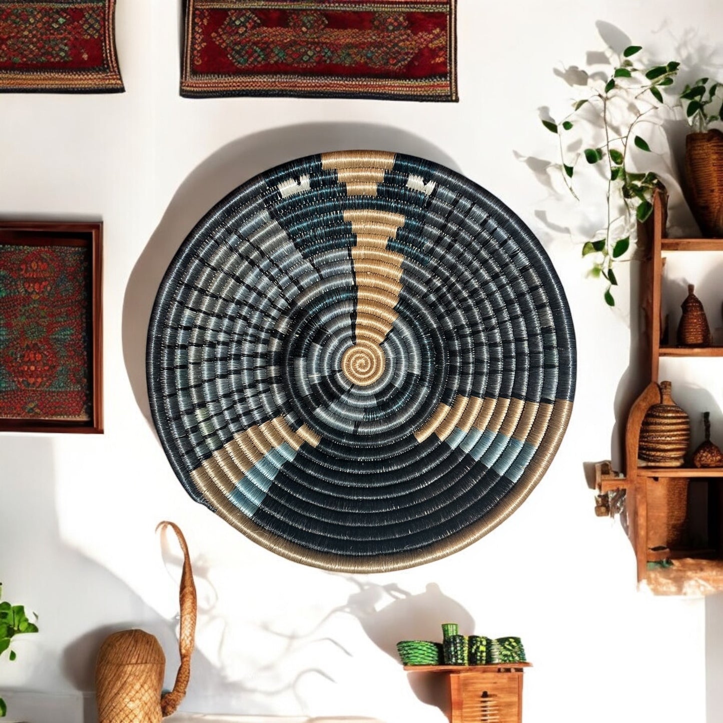 Grounded Grace Woven Basket