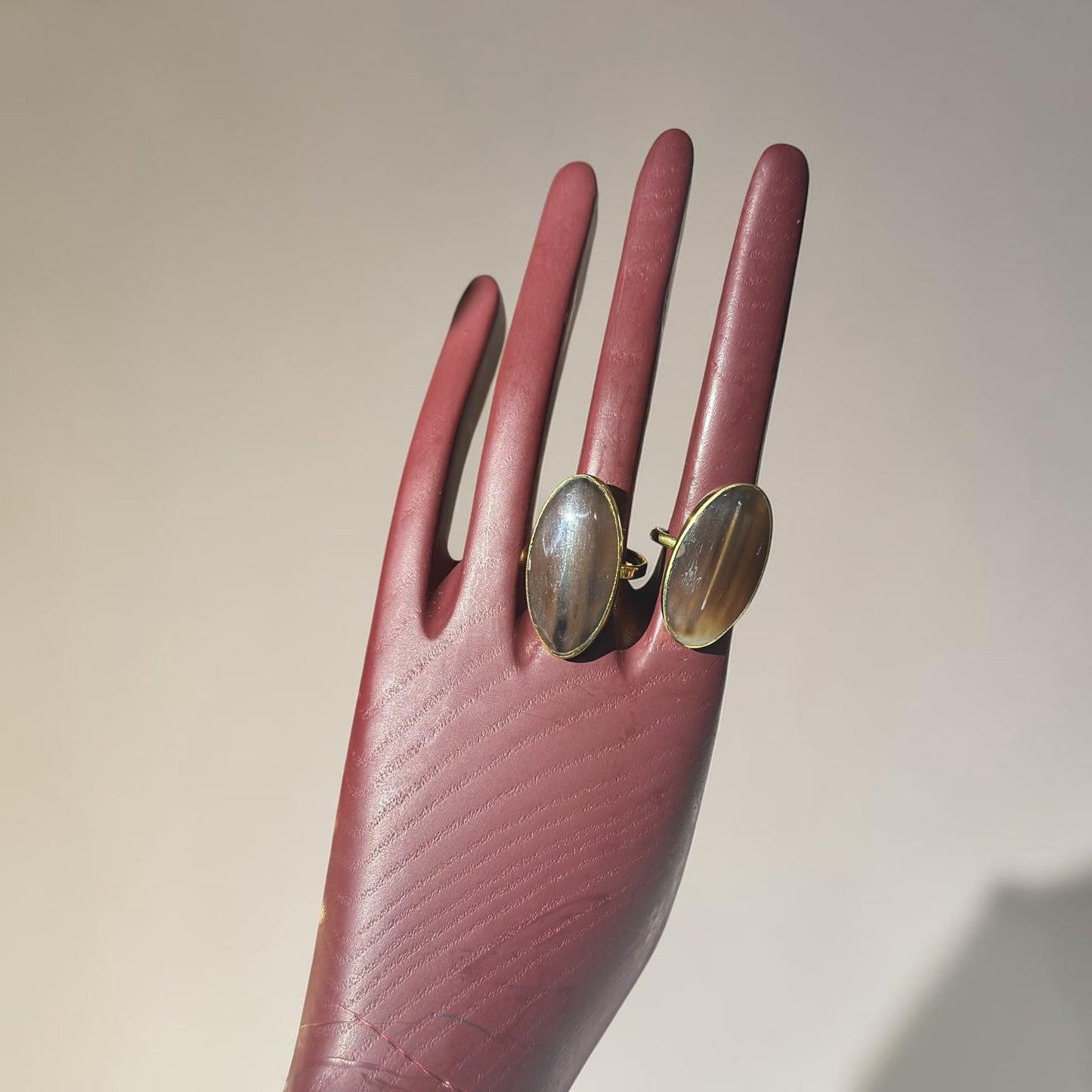 Savannah Oval Brass Ring