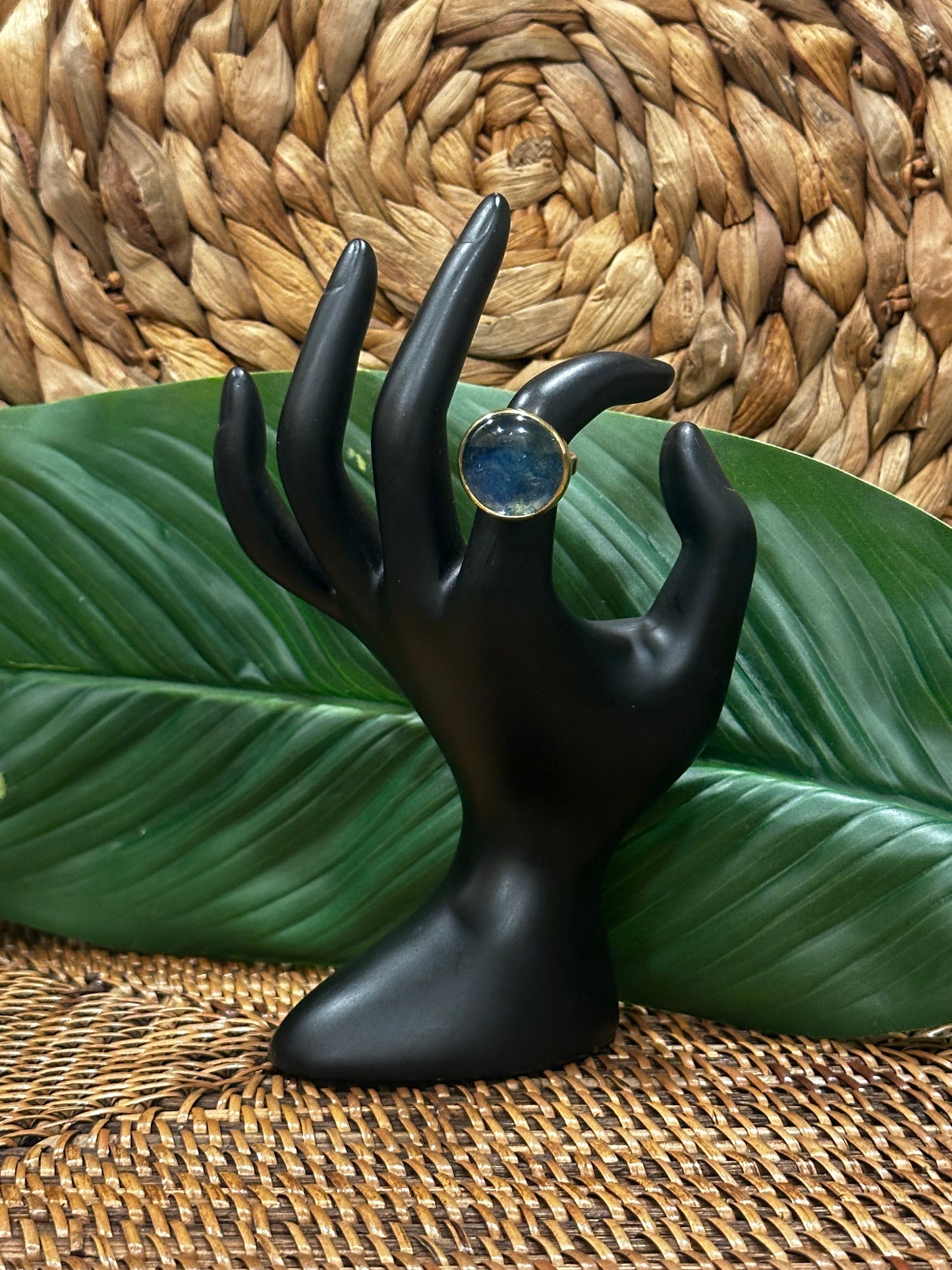 Mawimbi Lulu Brass Ring