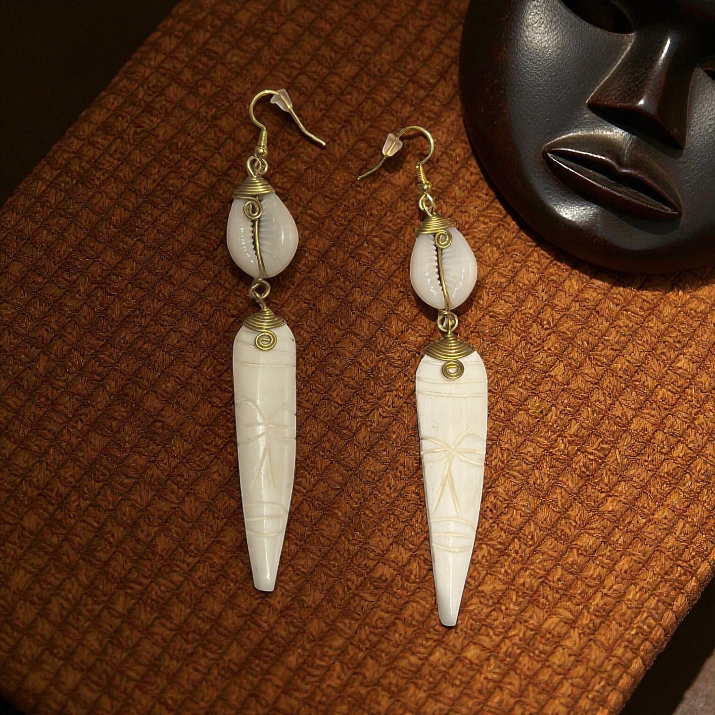 Ivory Ancestral Spirit Earrings