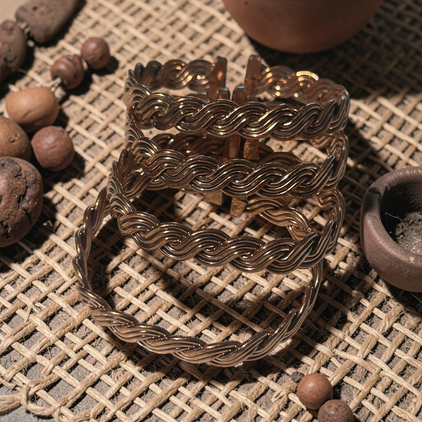 Flow of Abundance Copper Bracelet