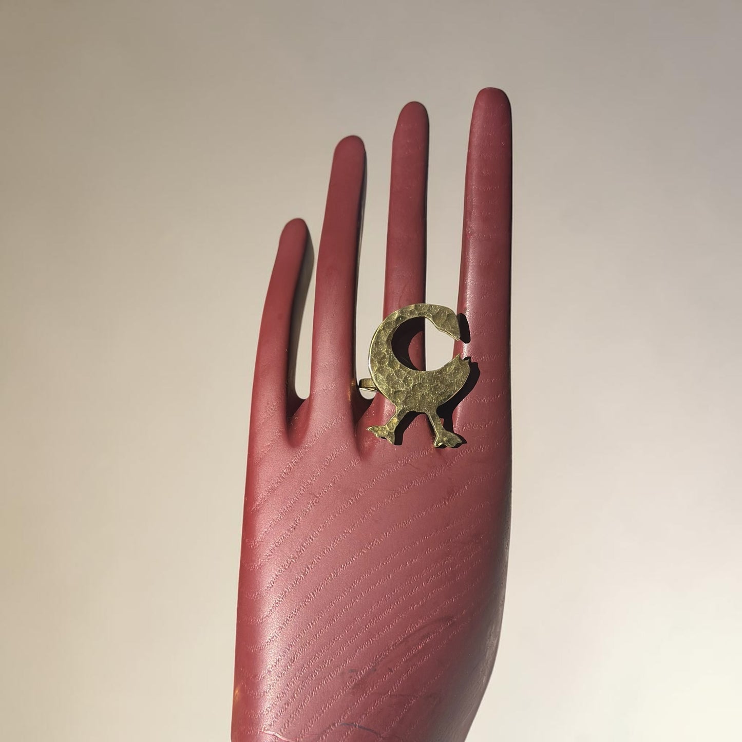 Sankofa Bird Brass Ring
