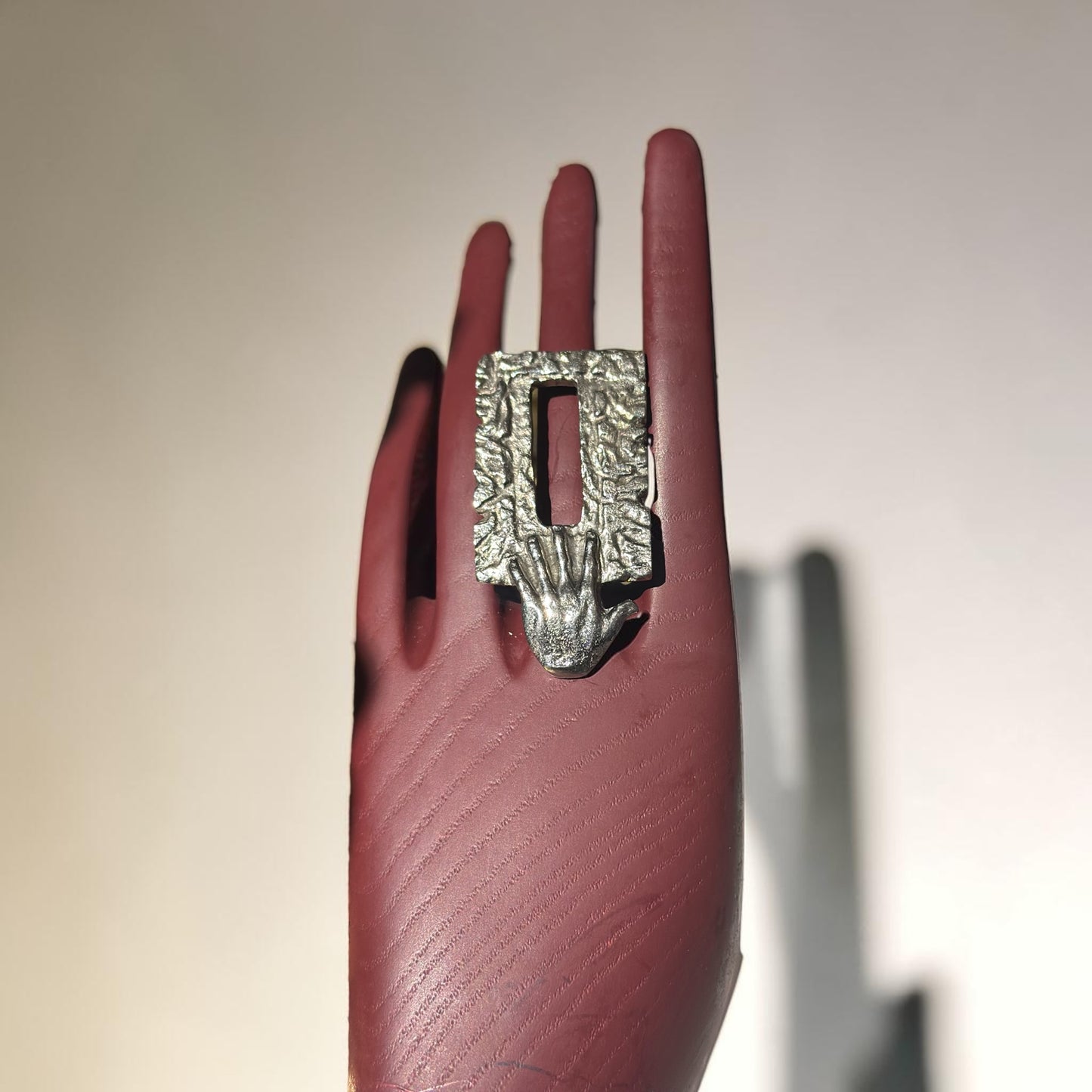 Rectangle Passage Silver Ring