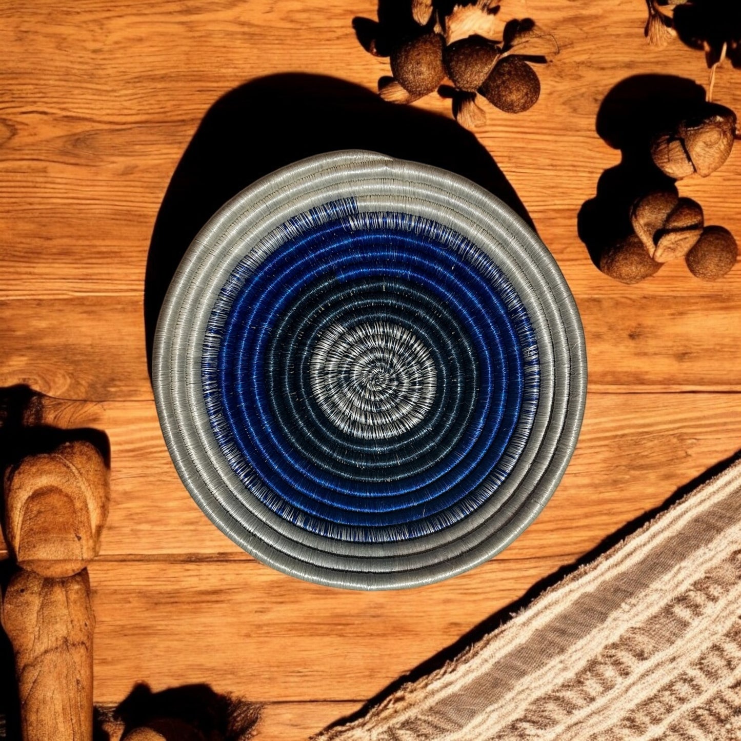 Ocean Whisper Woven Basket