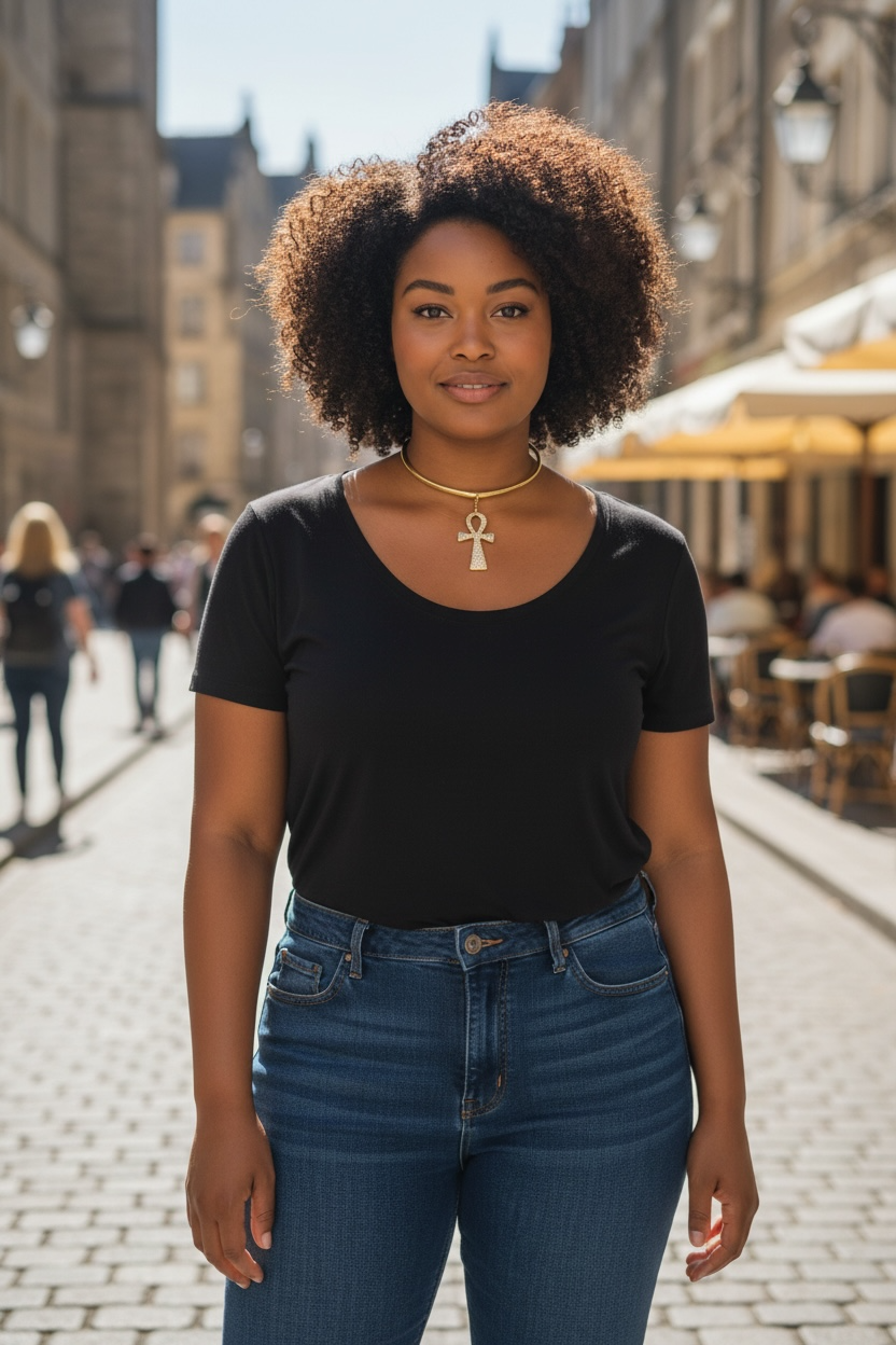 Ankh of Life Brass Necklace