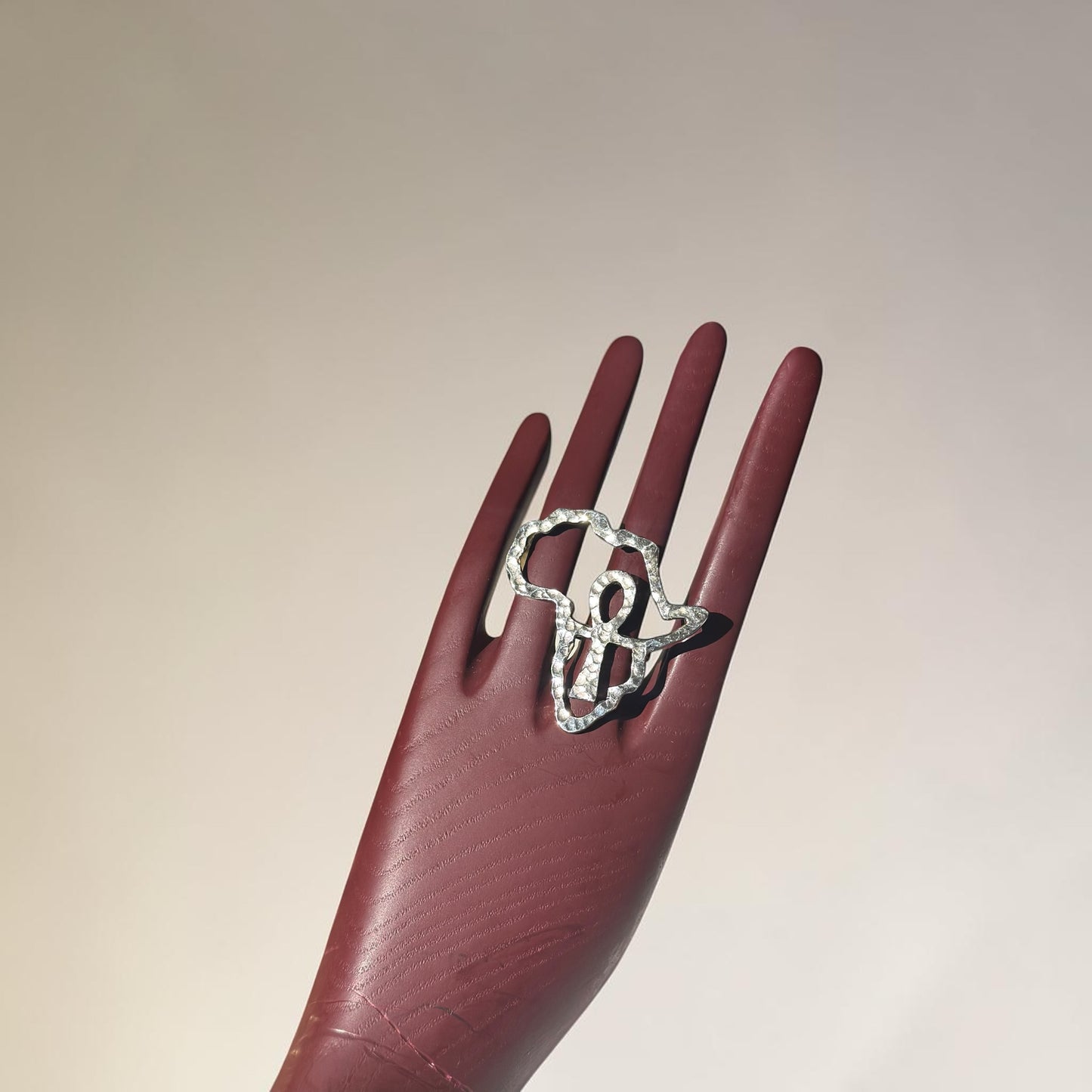 Africa Ascending Silver Ring