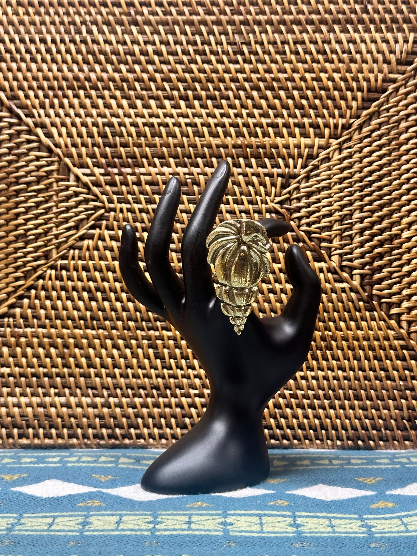 Seed of Life Brass Ring