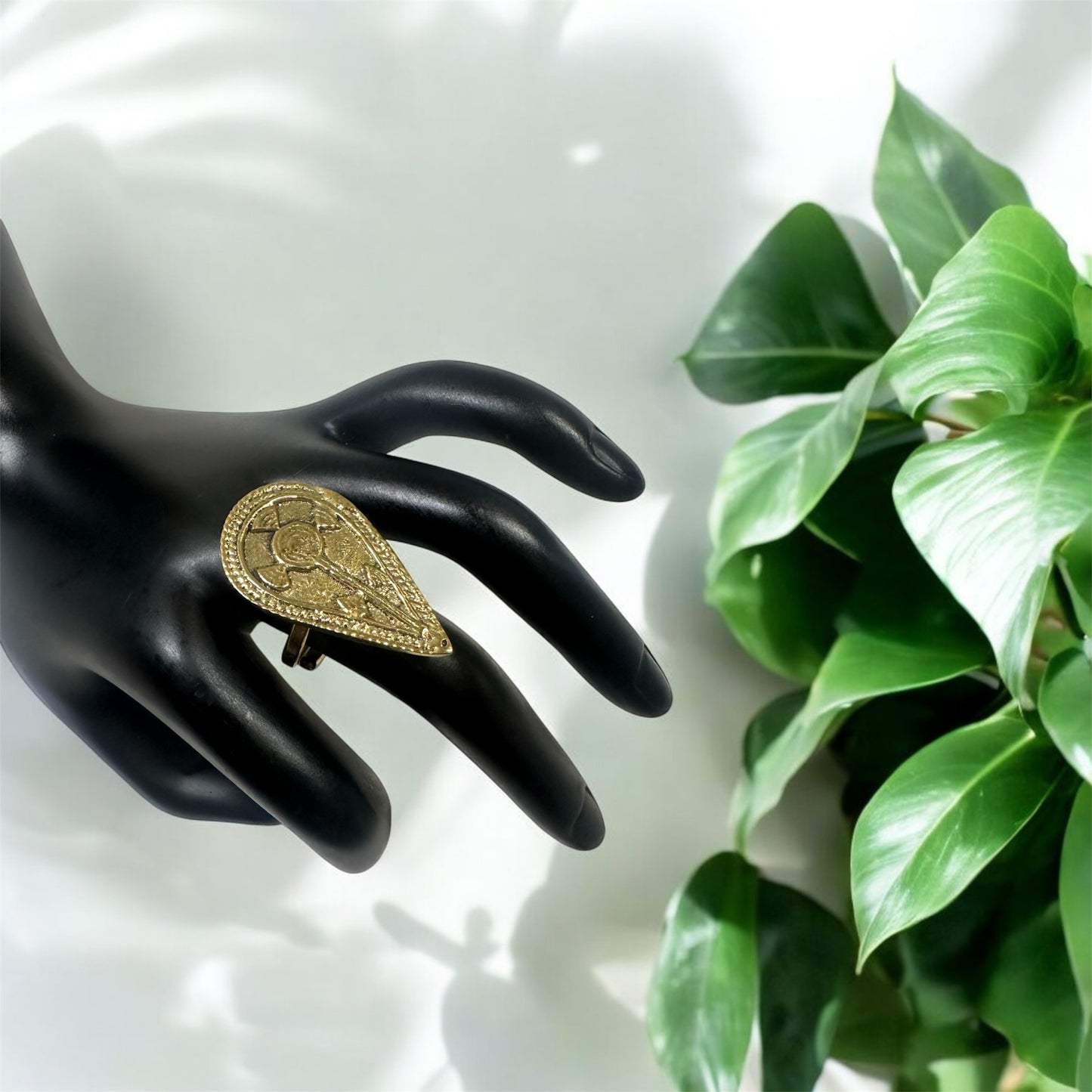 Tears of Ra: Egyptian Teardrop Ring