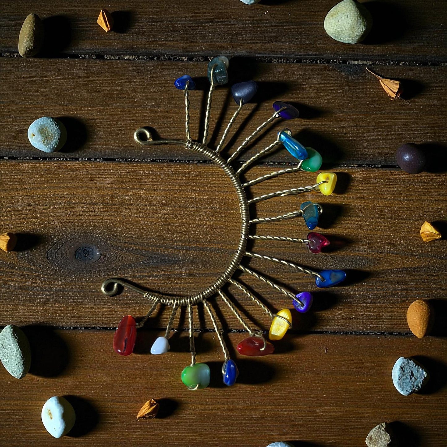 Rainbow Harmony Ear Cuff Style 3 – Left Ear