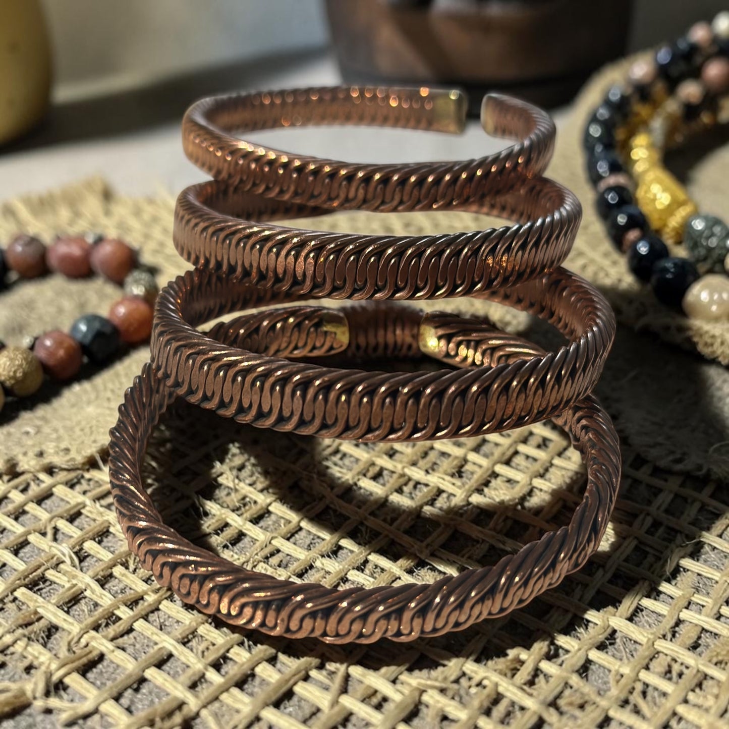 Woven Legacy Copper Bracelet