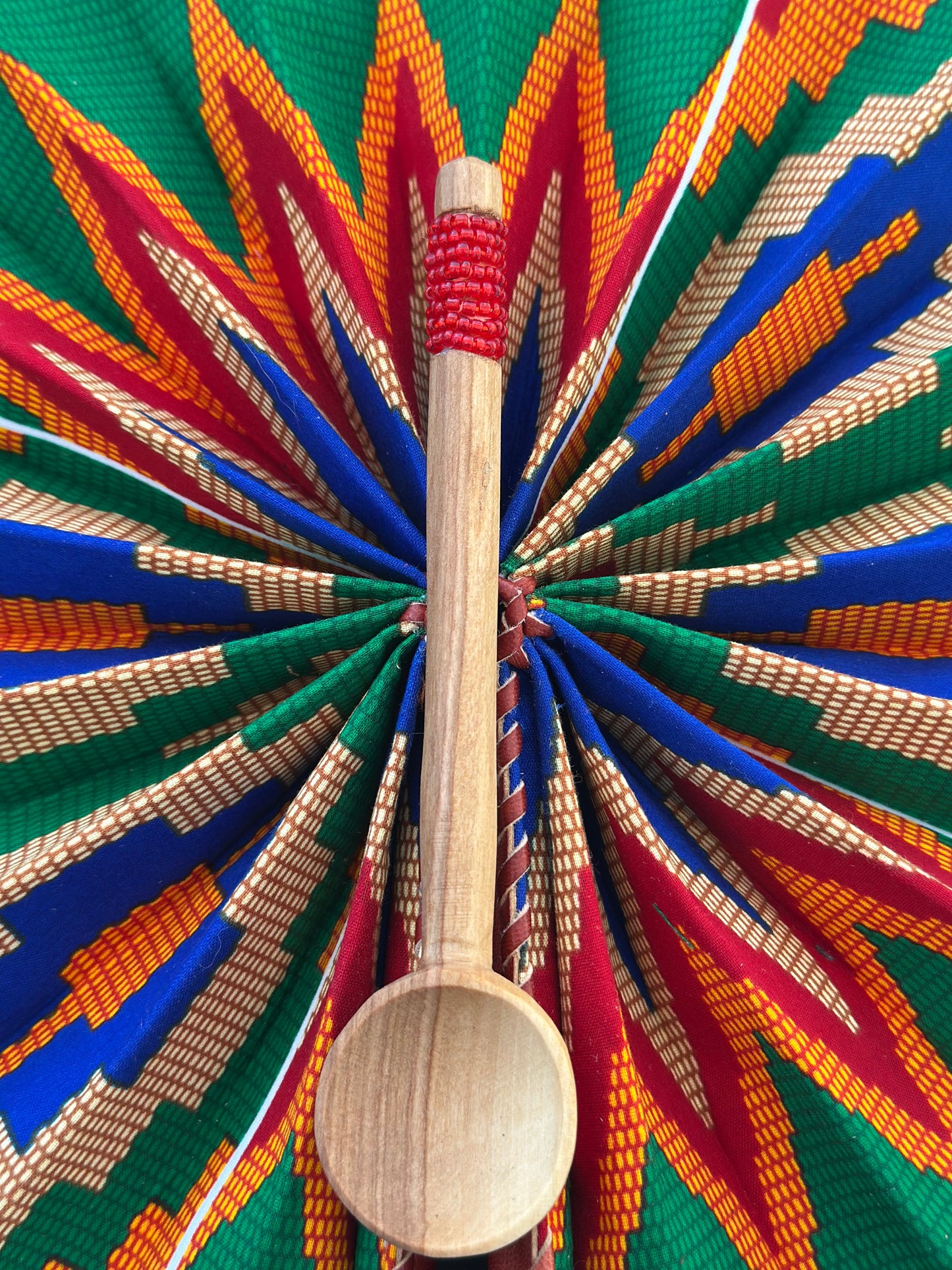 Maasai Flame Beaded Spoon