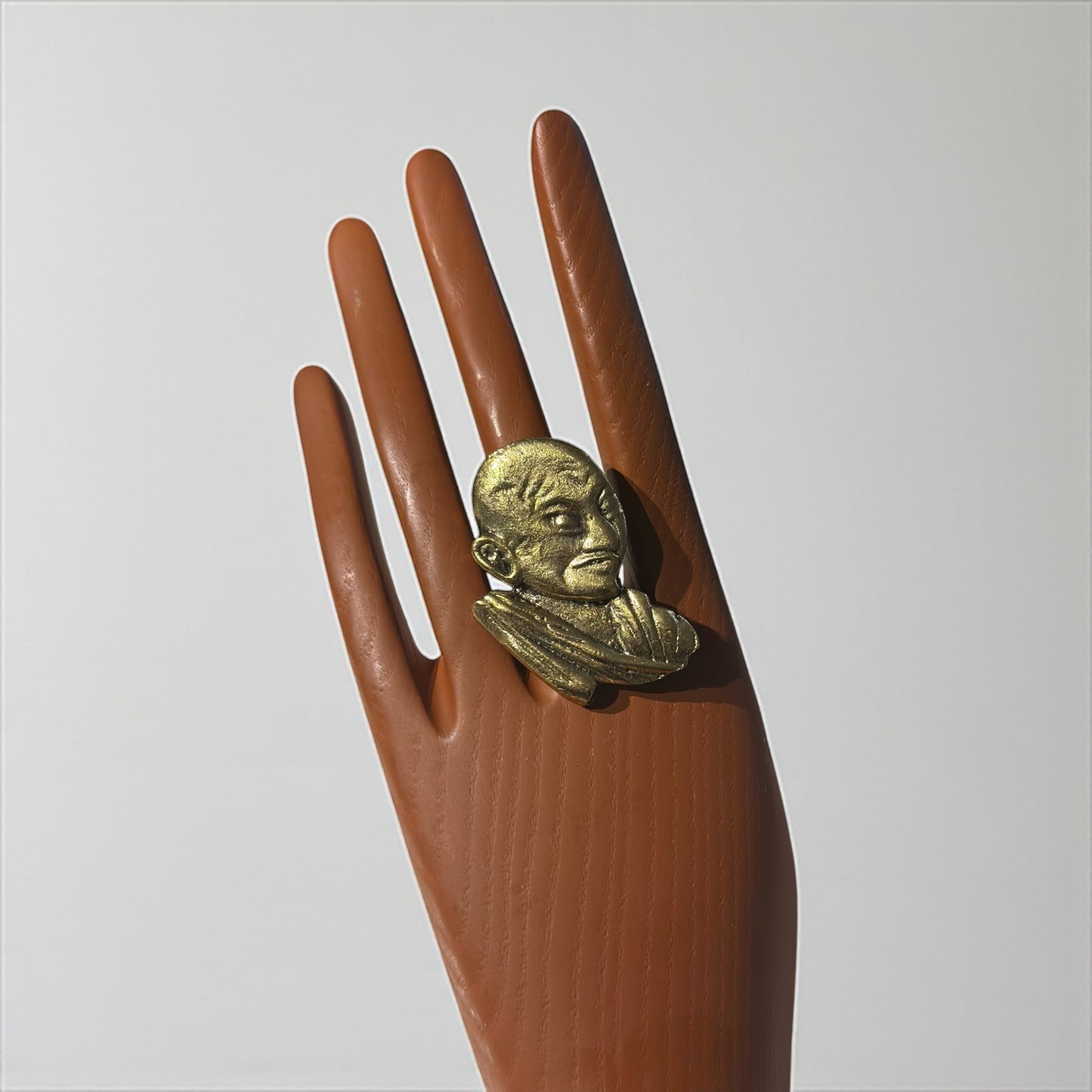 Mahatma Gandhi Brass Ring
