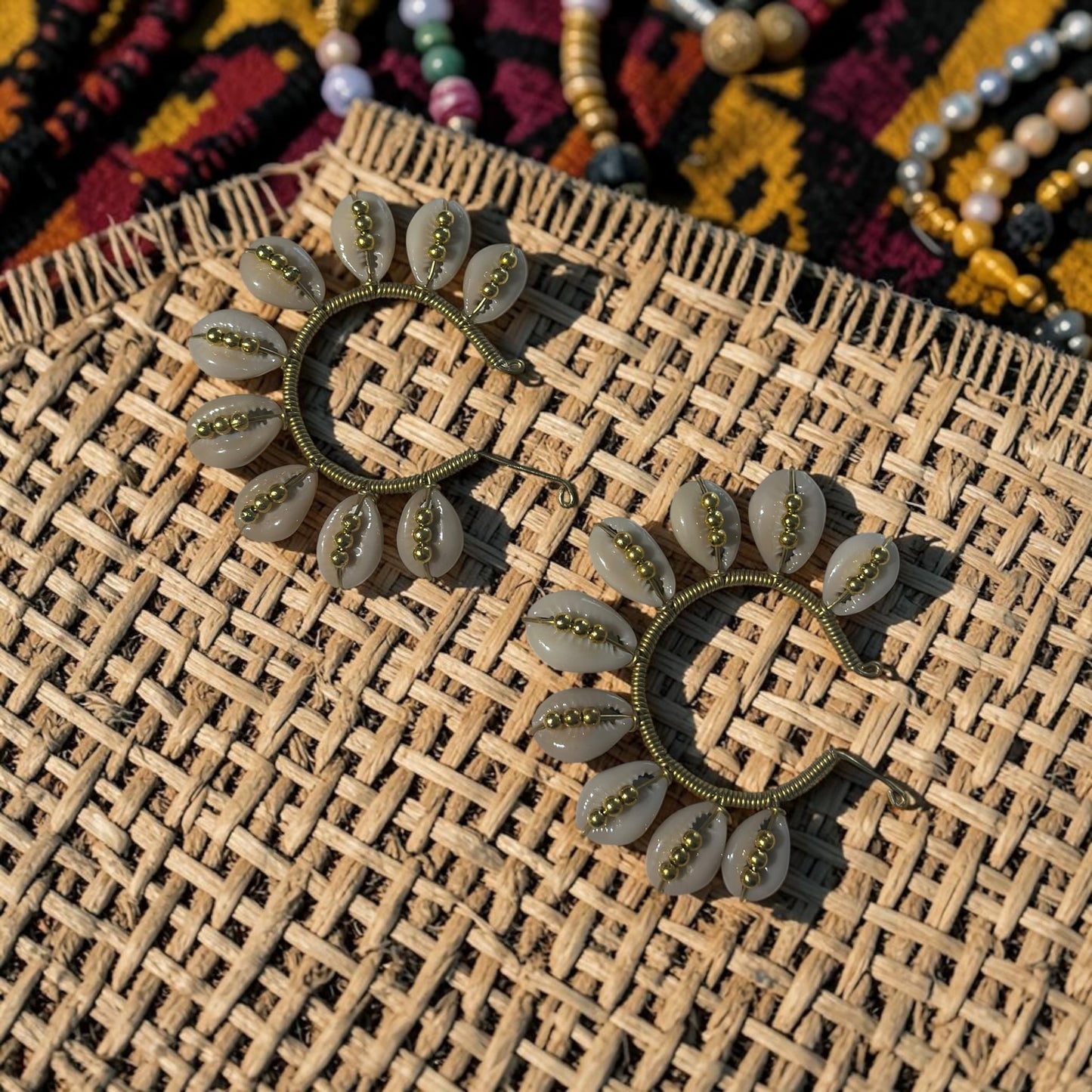 AdornHer “Golden Legacy” Cowrie Ear Cuff (Right Ear)
