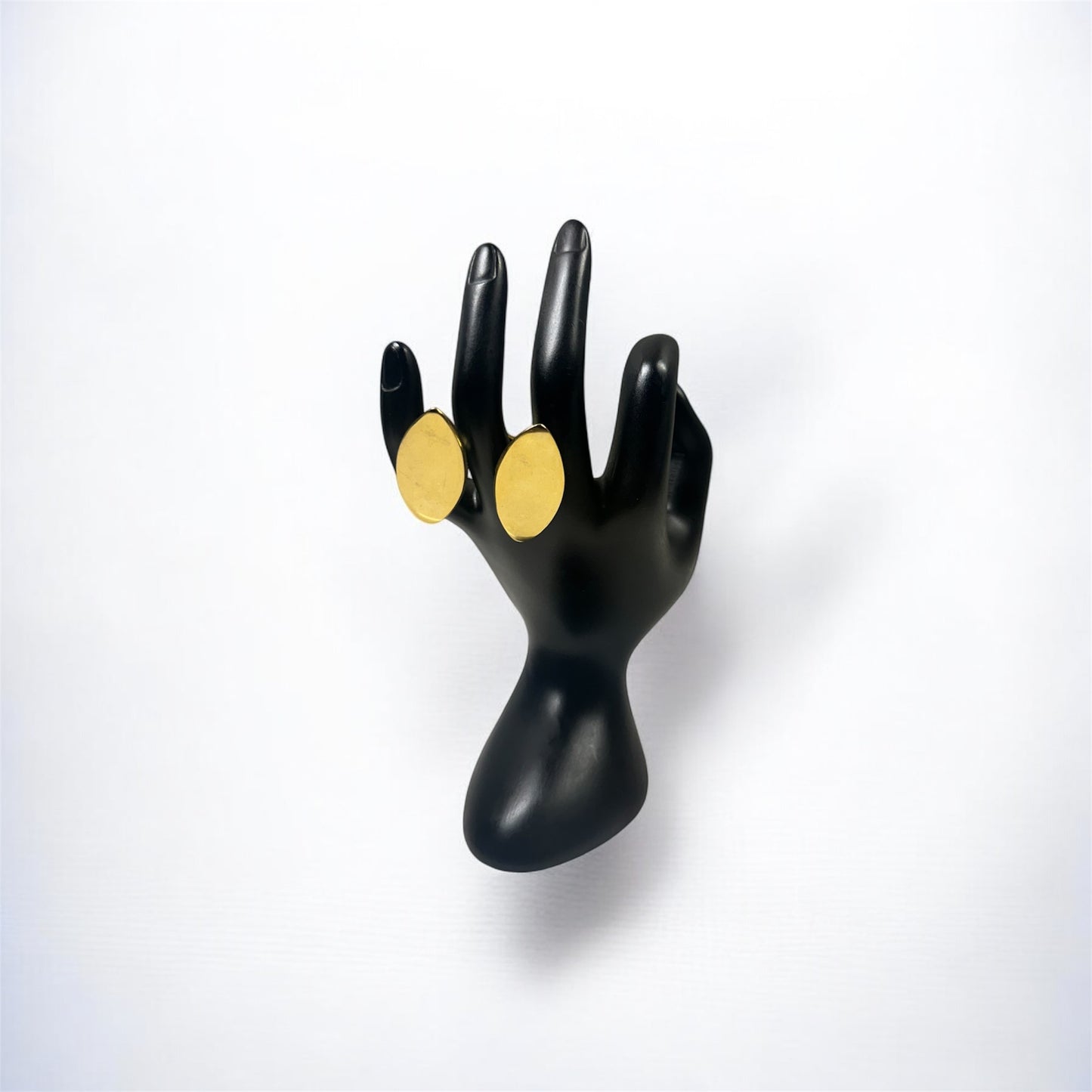 Lunar Eclipse Double Disc Ring