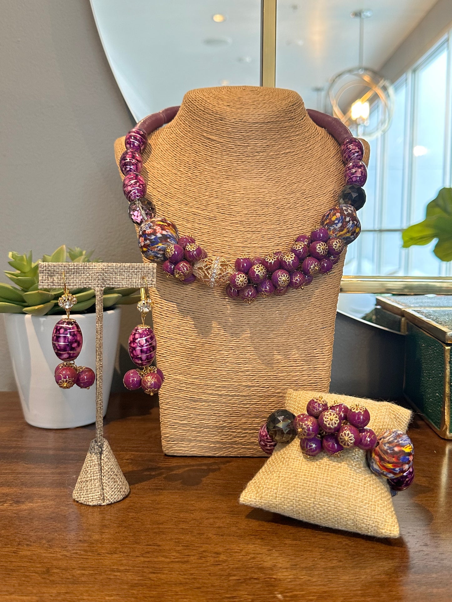 Ama Amethyst Set