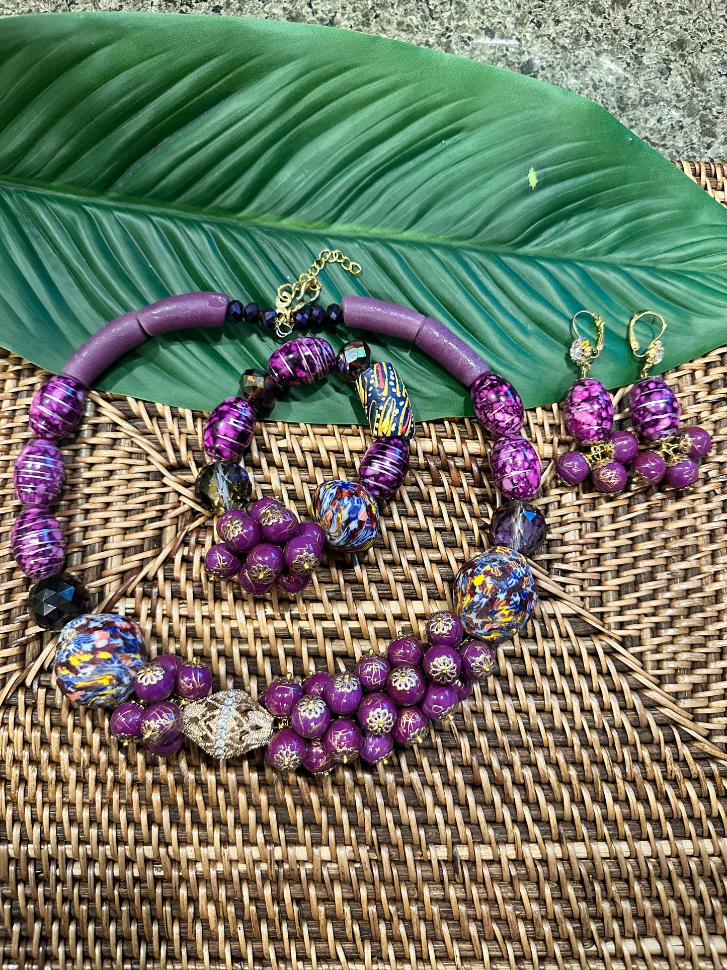 Ama Amethyst Set