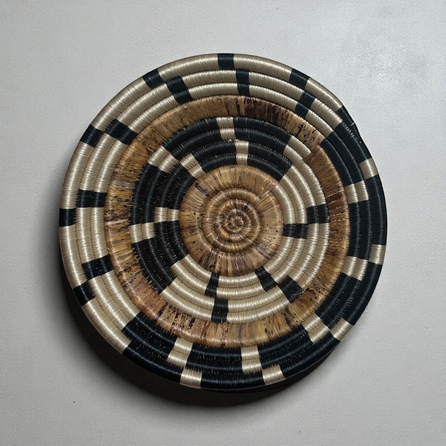 🐆 Heritage Stripe Woven Basket