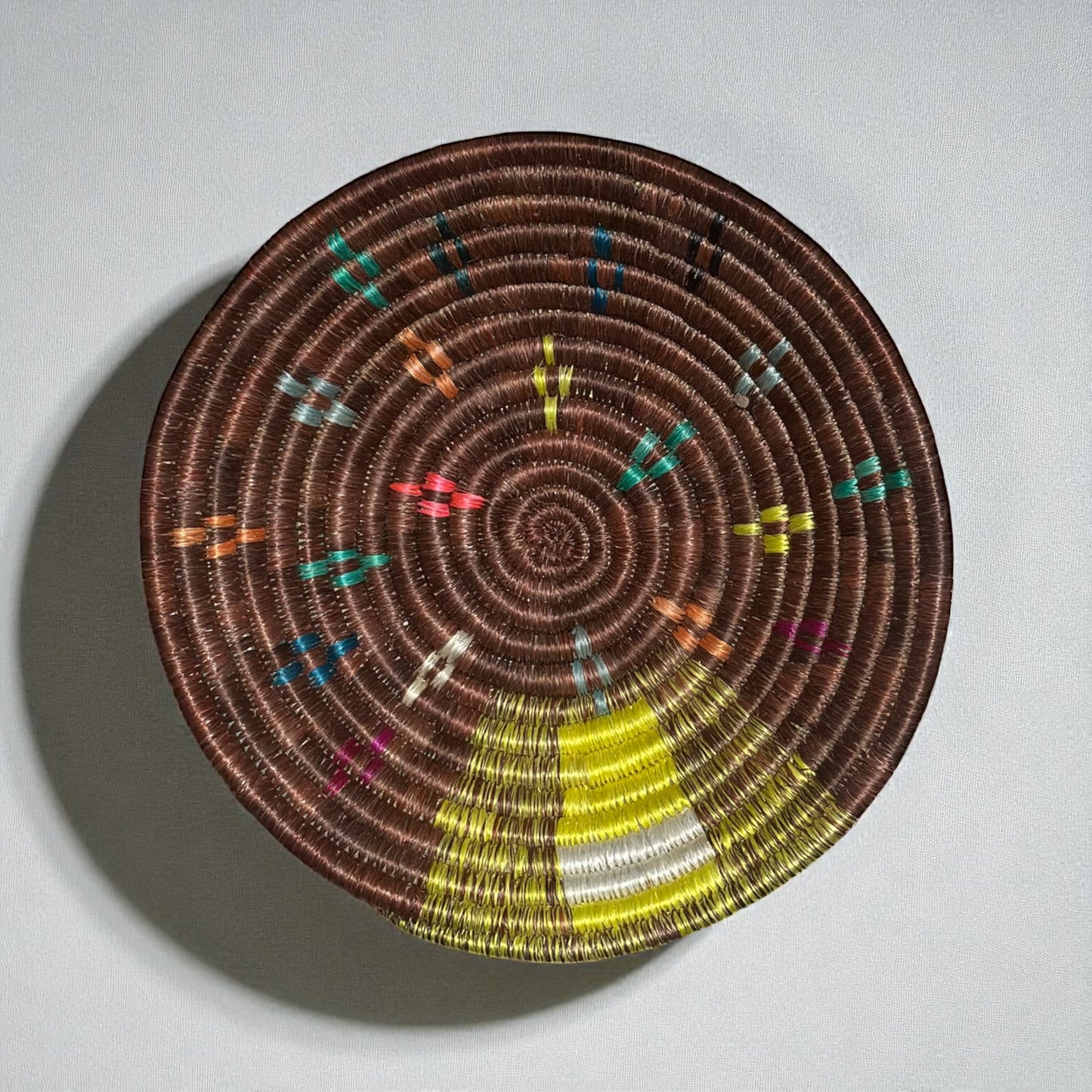 🌻 Harvest Sunset Woven Basket