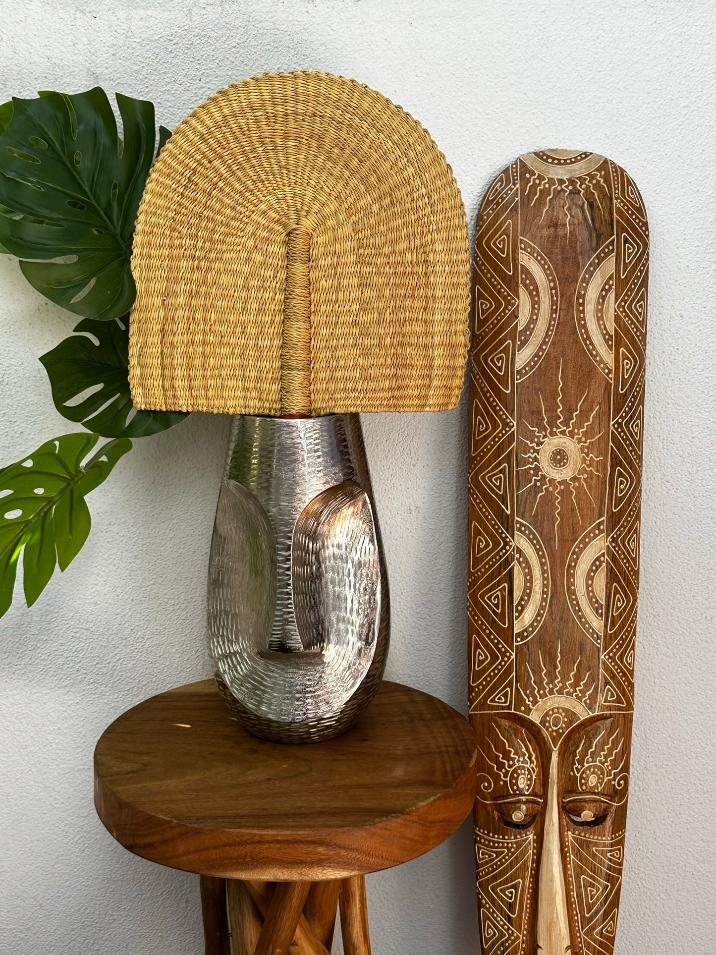 Natural Woven Fan