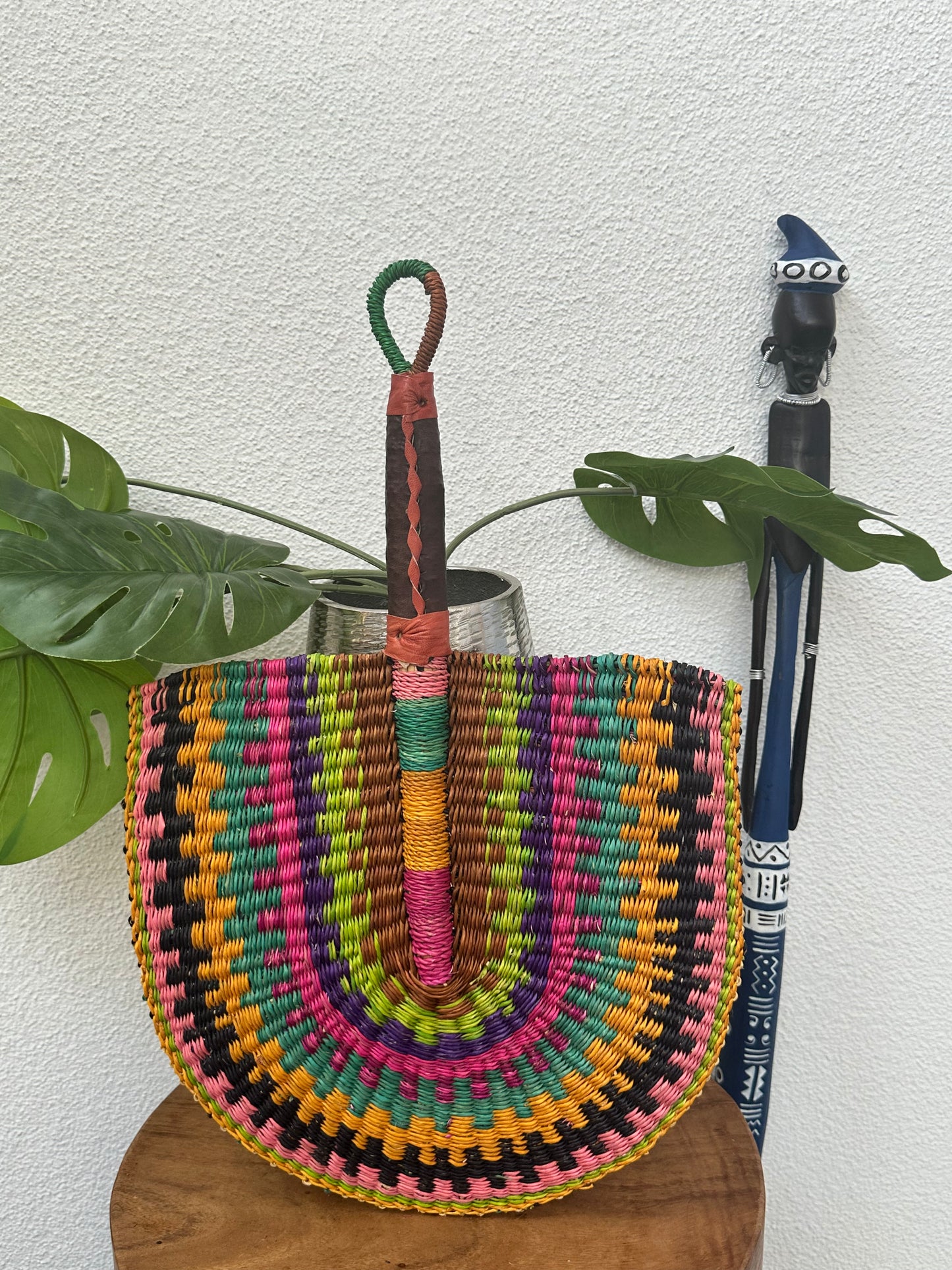 Colorful Woven Fan