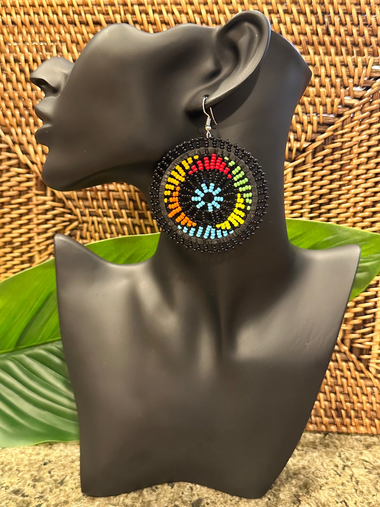 Imani Black Earrings