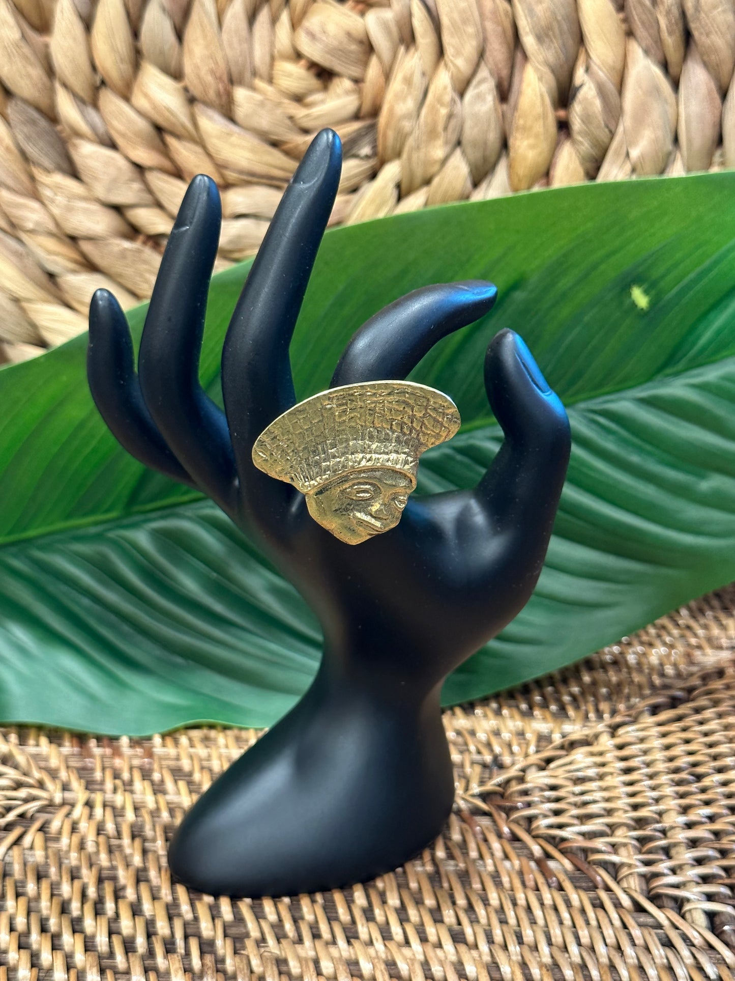 Zulu-Frau-Messingring