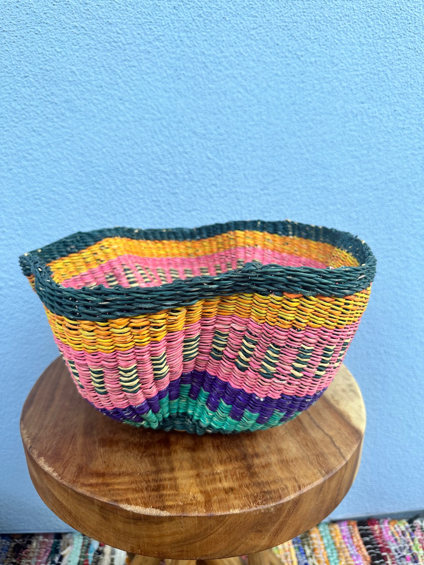 Colorful Bliss Wave Basket