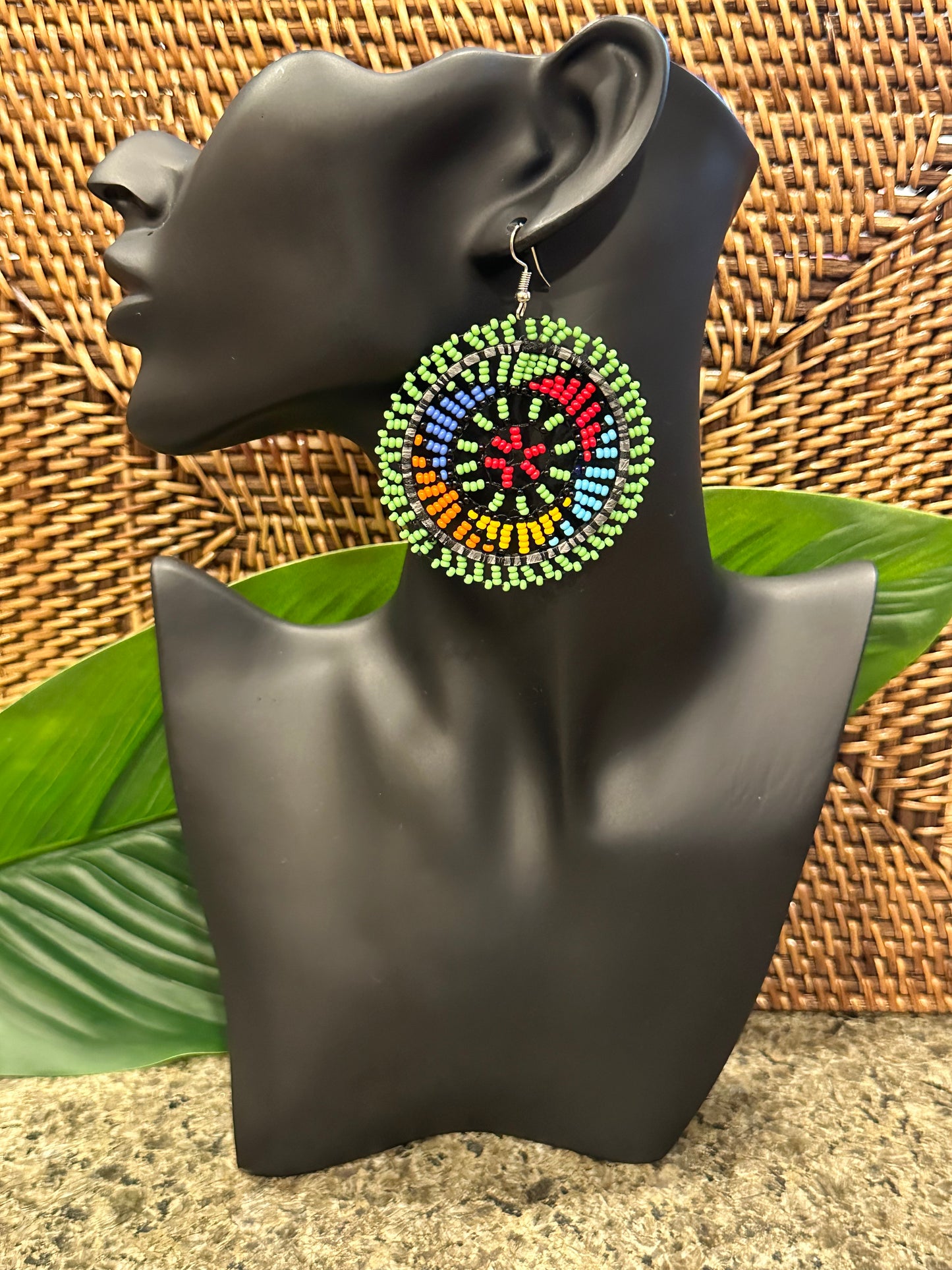 Imani Green Earrings