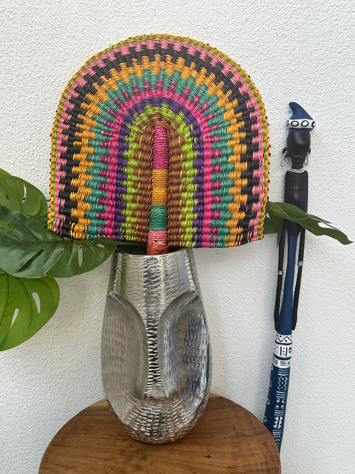 Colorful Woven Fan