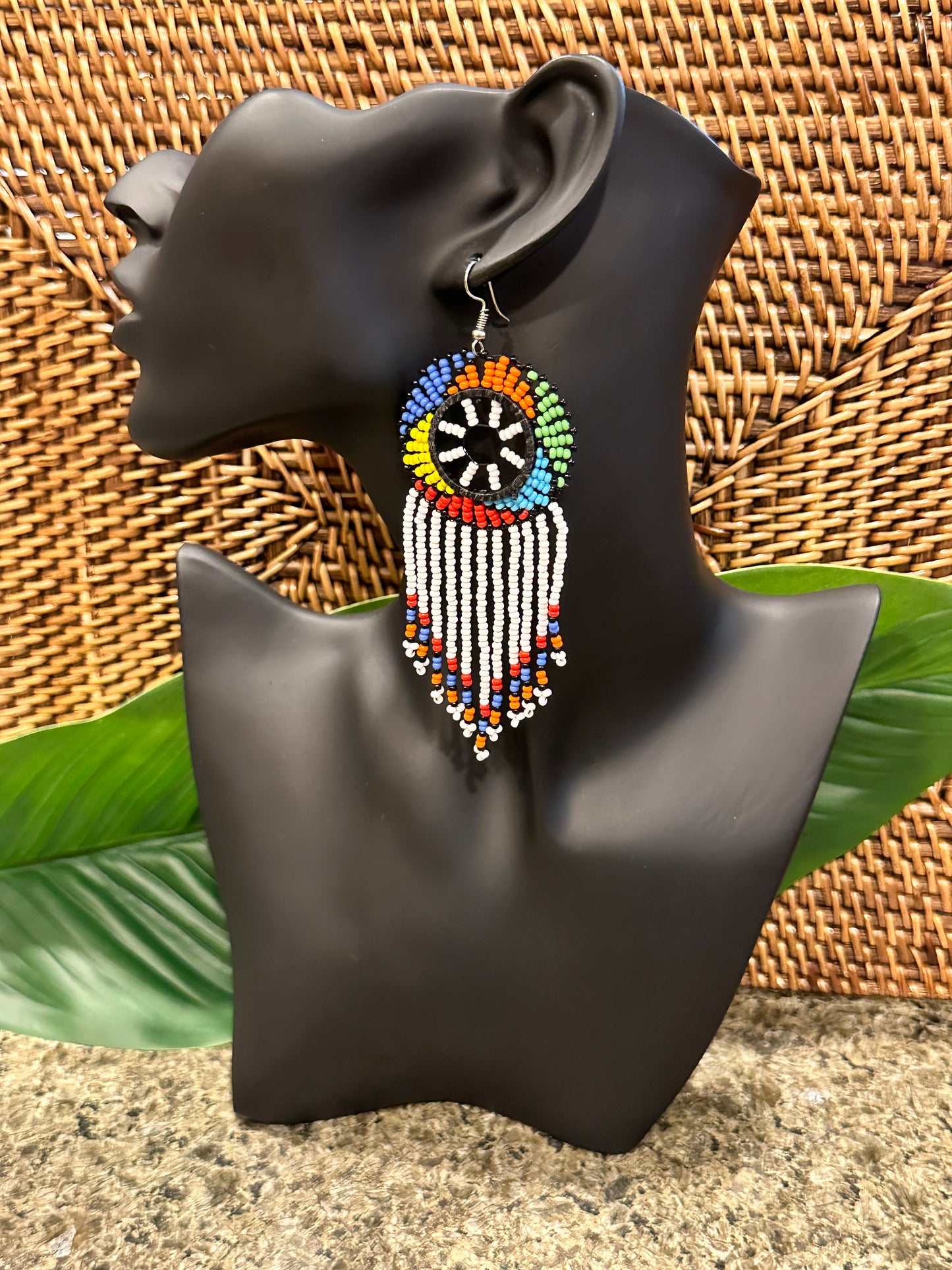 Kwanele White Earrings