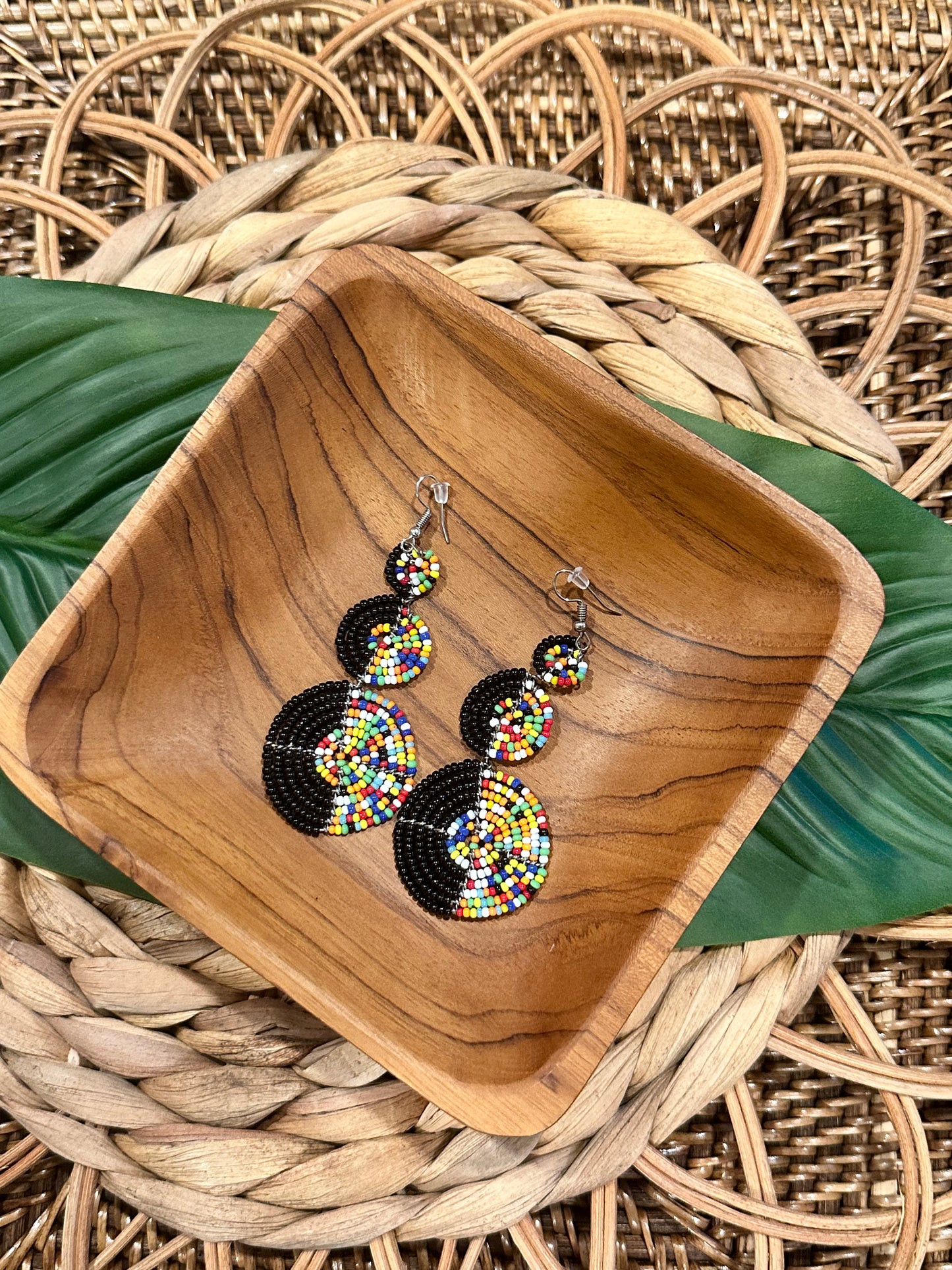 Rufaro Black Earrings