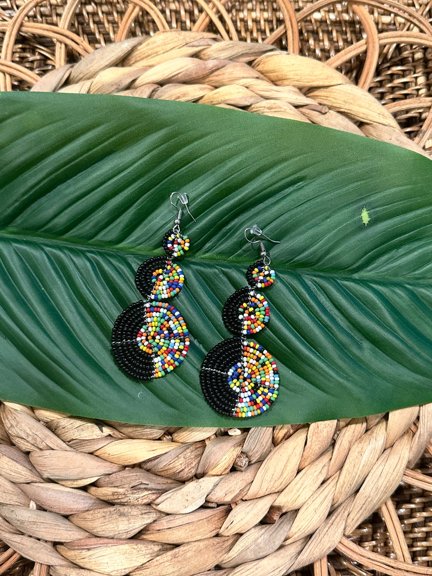 Rufaro Black Earrings