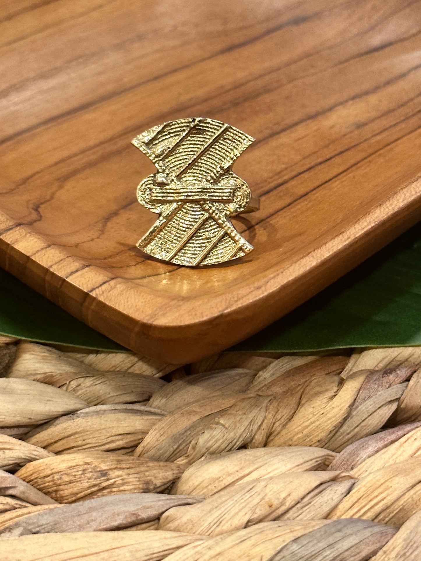 Kito: Intricately Designed Brass Ring, a Kenyan Marvel Style 2