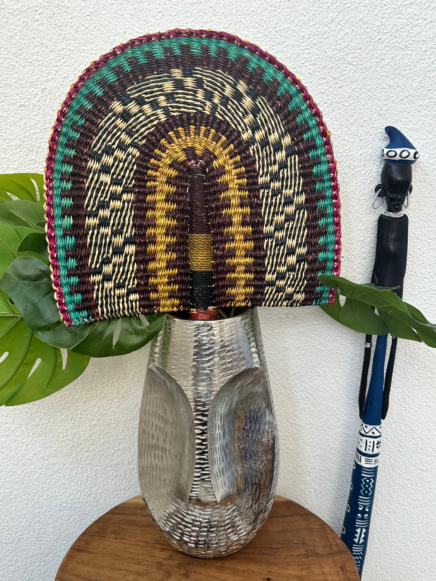 Brown Woven Fan