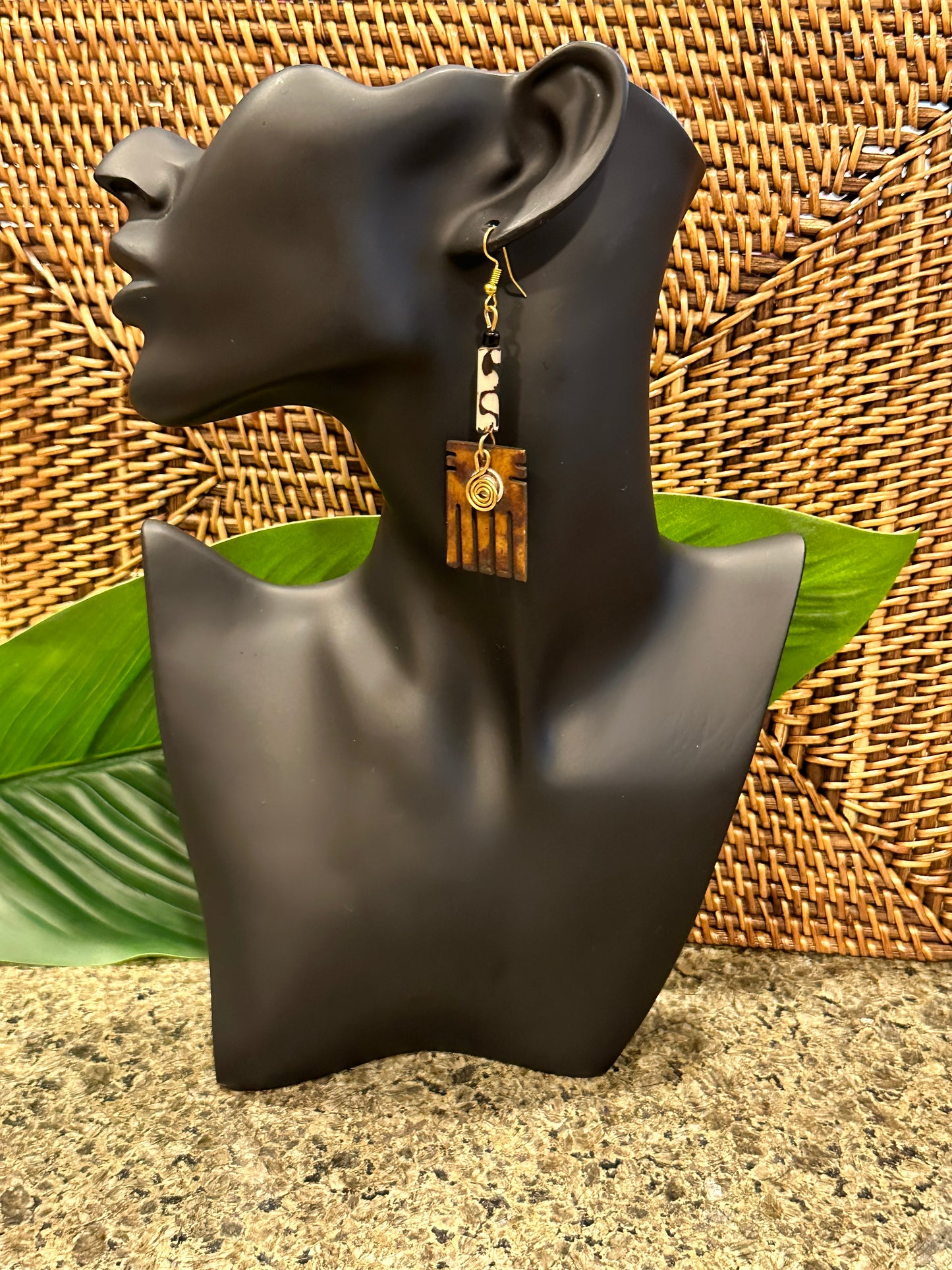 Zuri Brown Earrings