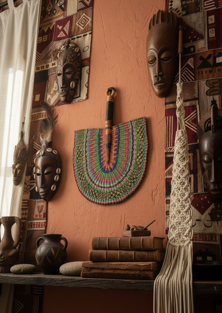Woven African Fans