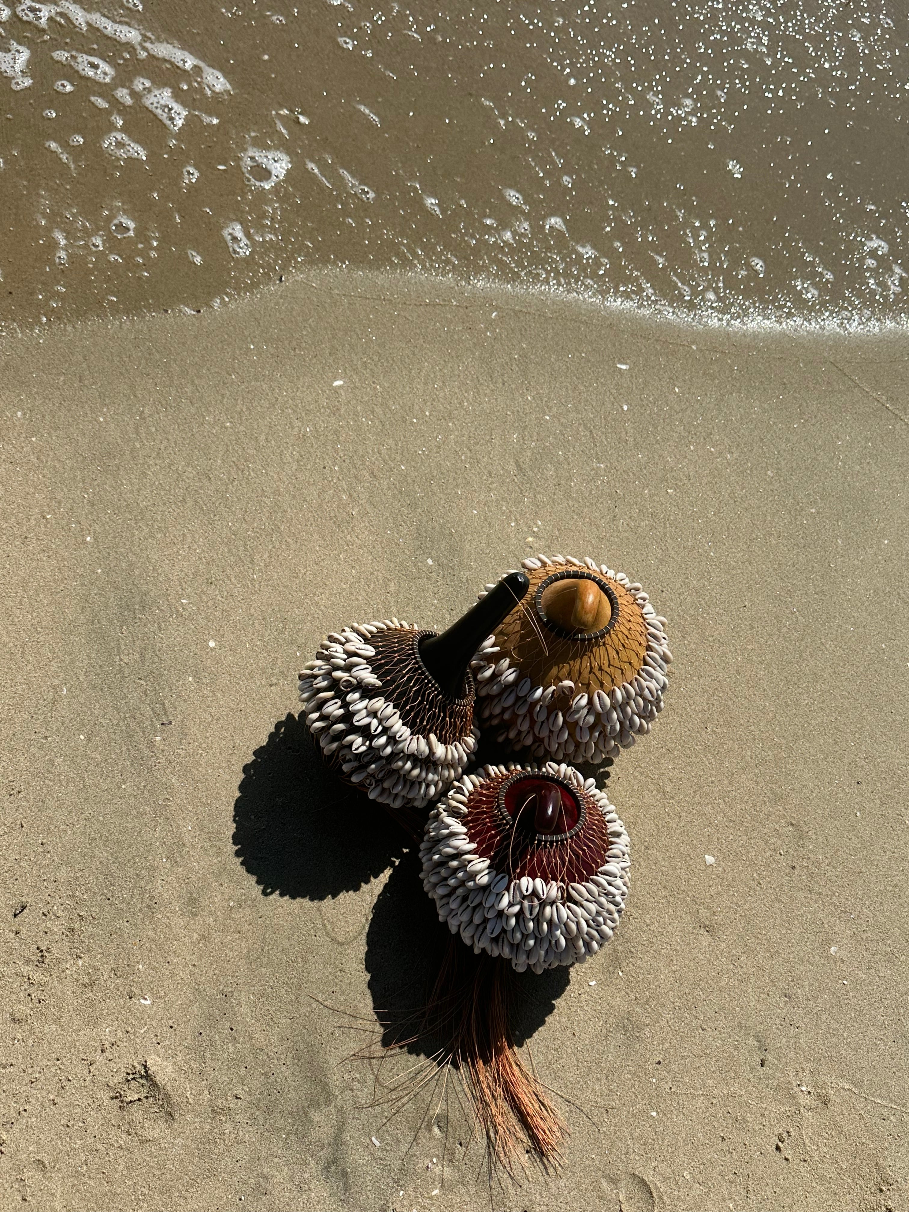 Shekeres Shell Ancestral Echoes – Handcrafted West African Shekeres – To Live A ...