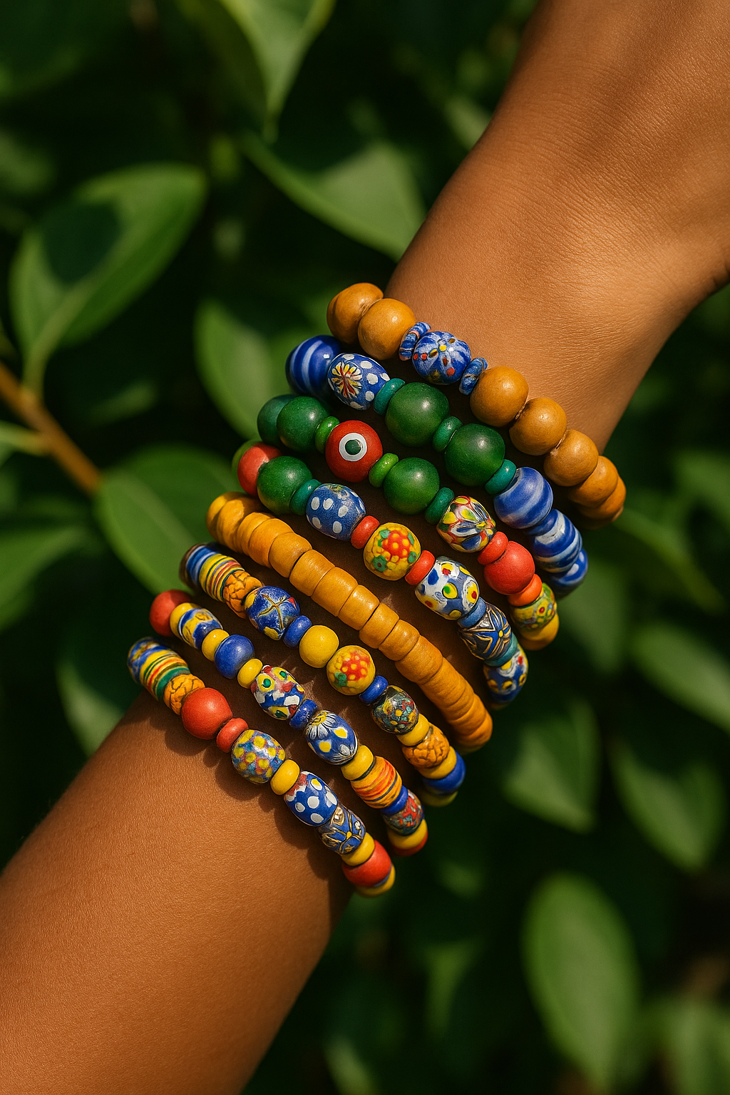 Wrist Adornments – African Beaded Bracelet Collection