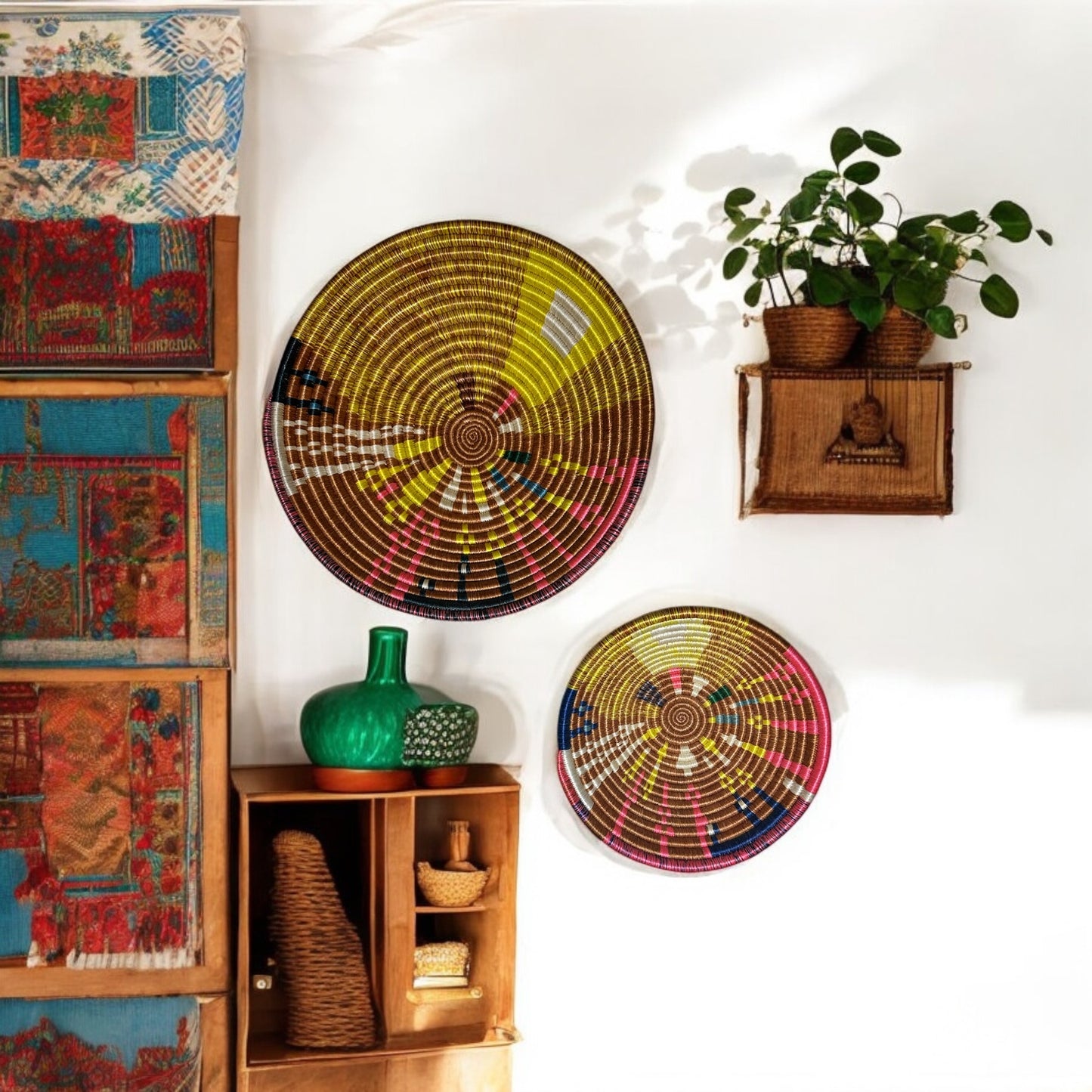 Festival Spirit Woven Basket