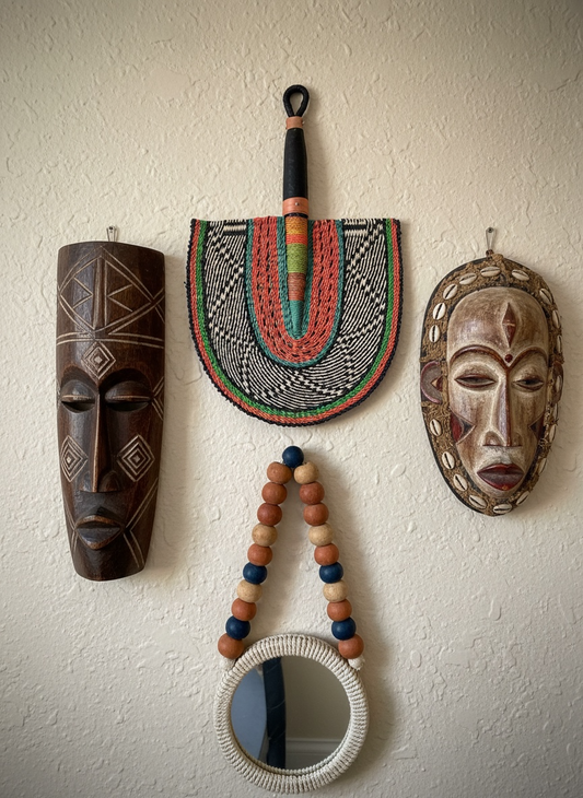 Woven African Fan – 46