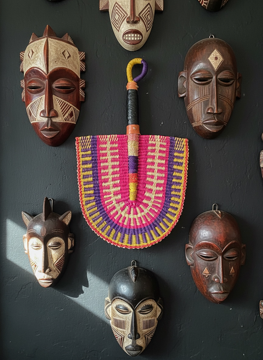 Woven African Fan – 44