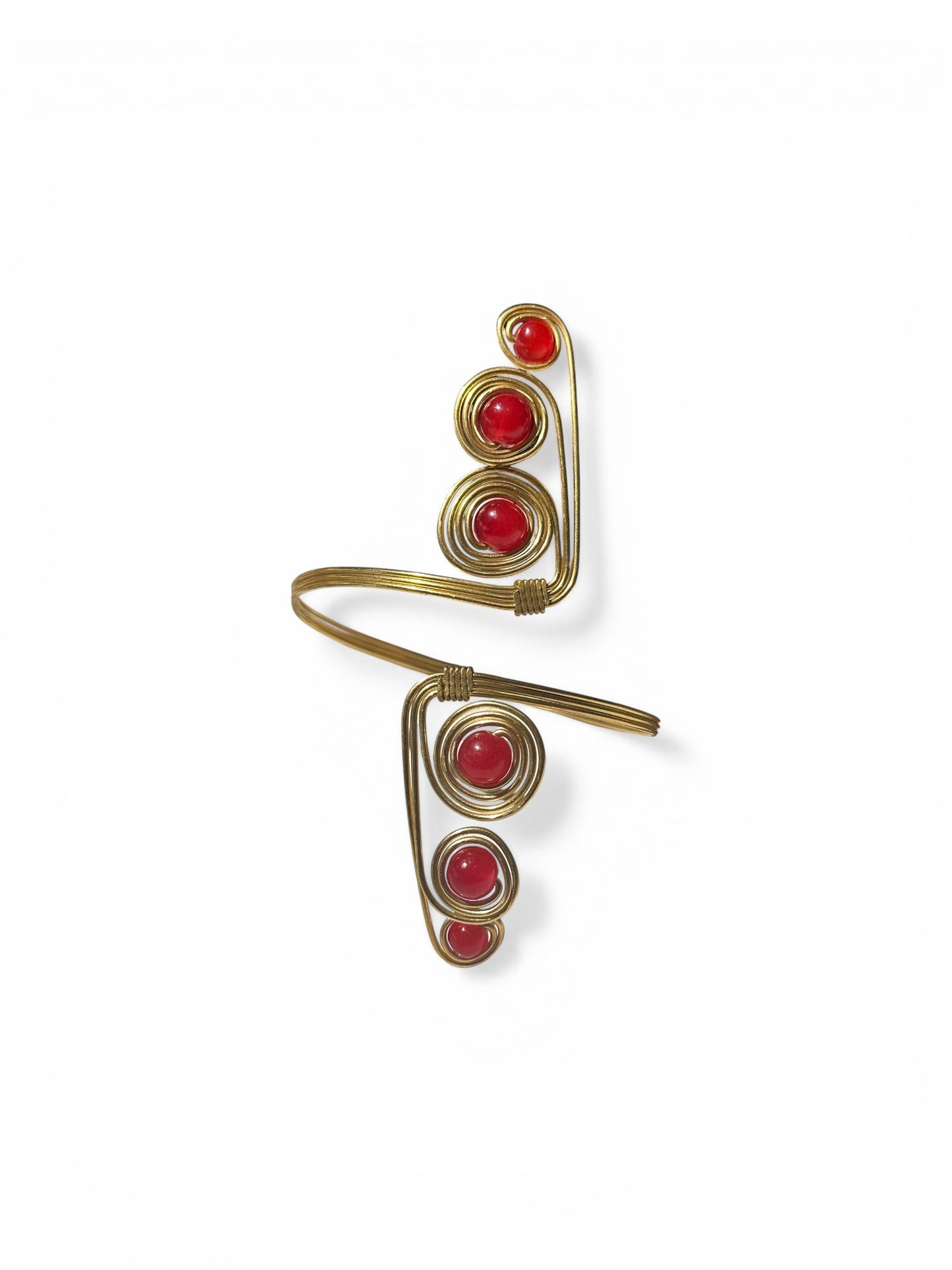 AdornHer Crimson Bloom Arm Cuff