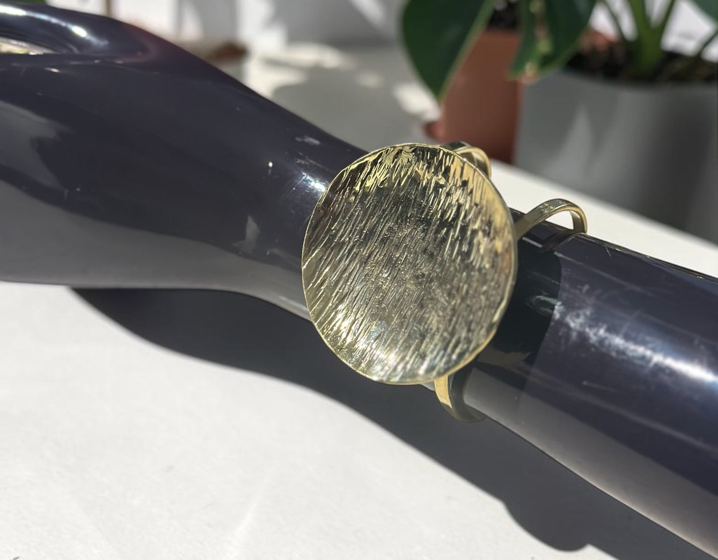 Golden Horizon Brass Cuff