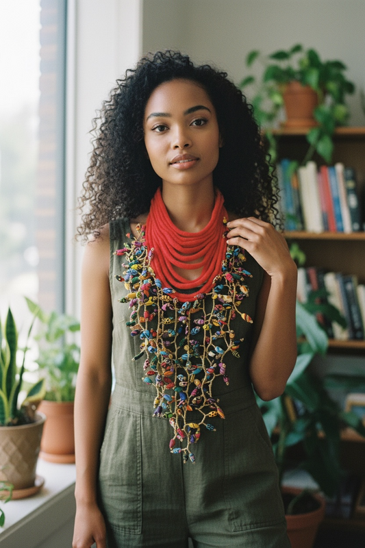 Made to Be Seen — Red Statement Adornment