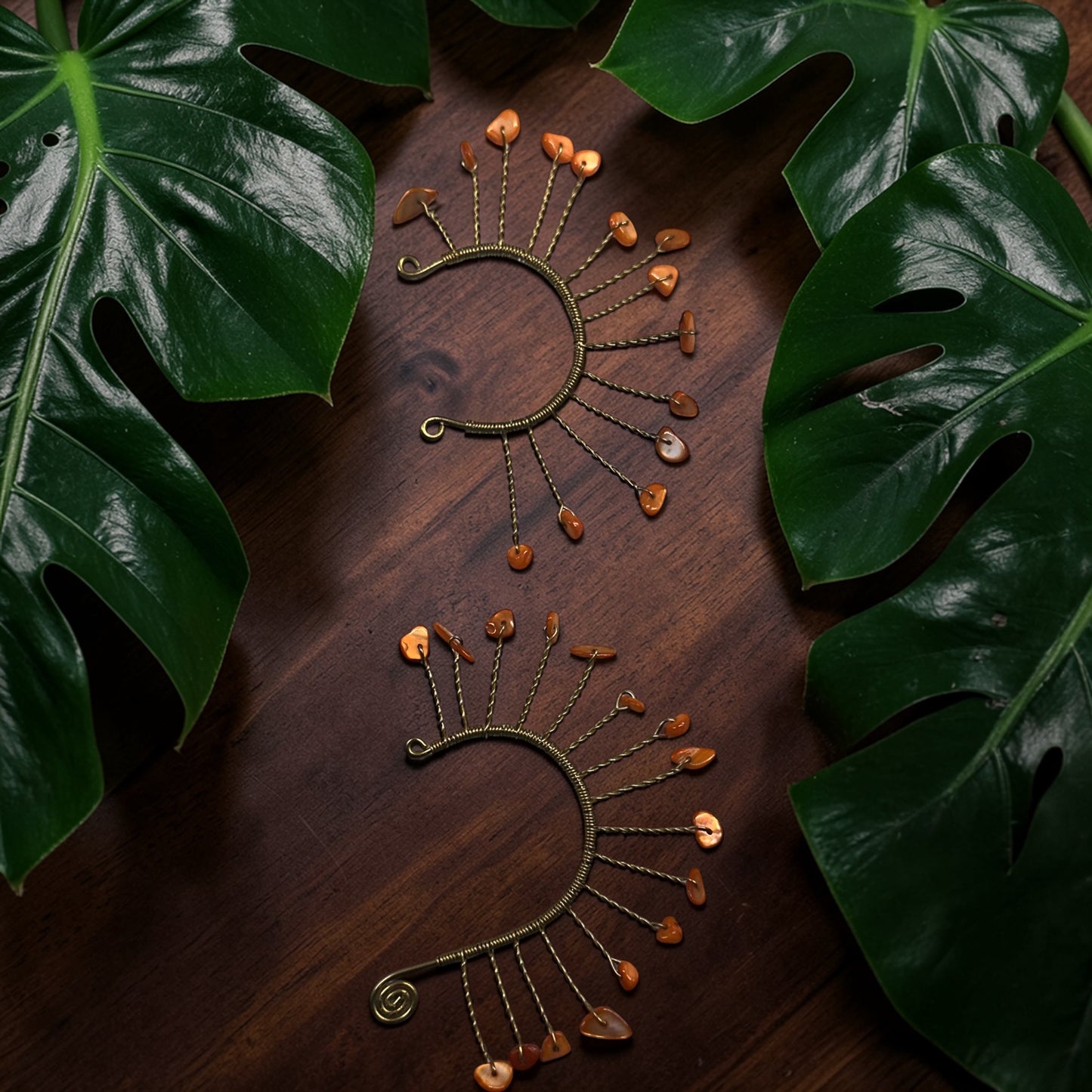 AdornHer “Golden Ember” Ear Cuff